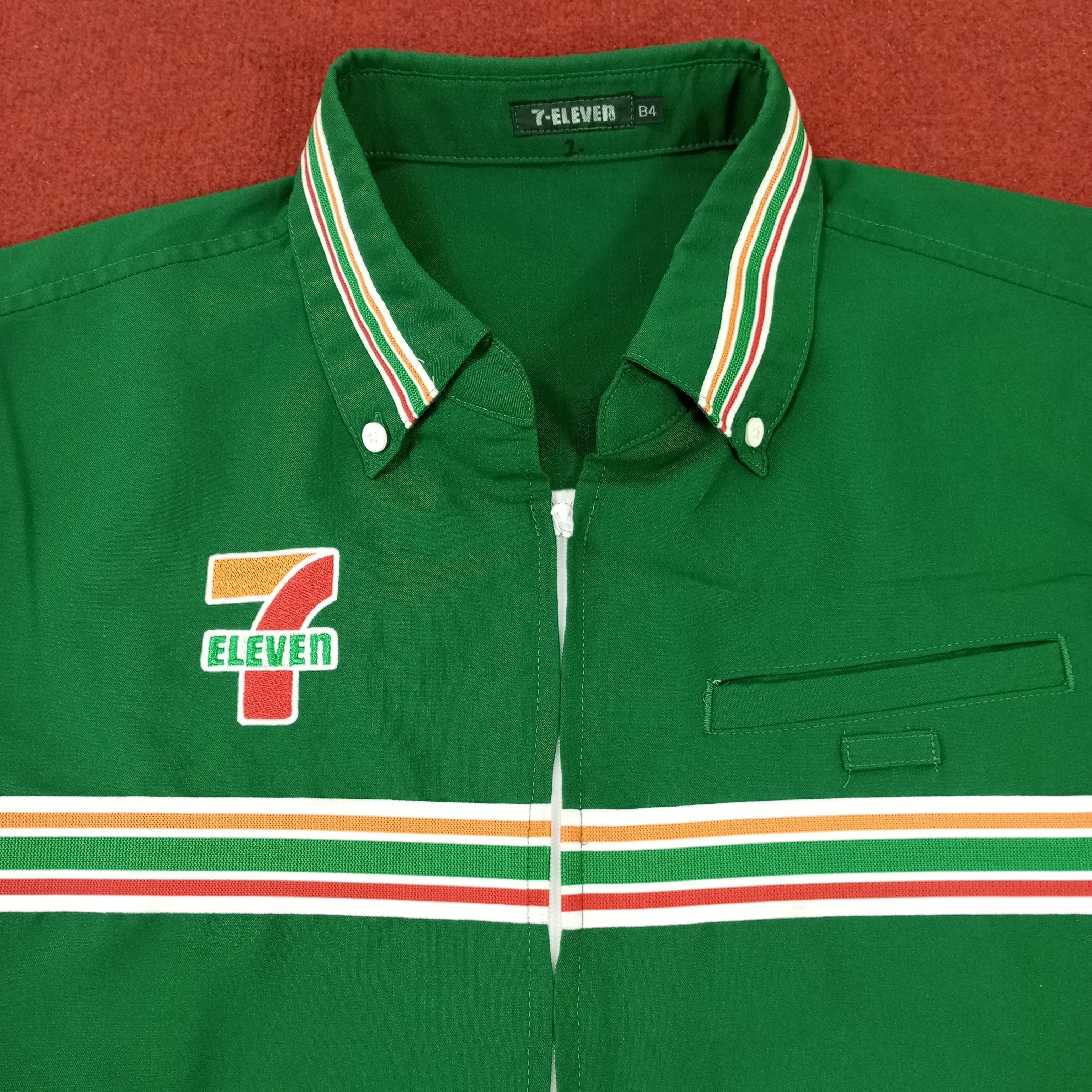 Vintage 7 Eleven Japanese Workers Workwear Uniform Jacket Size US M / EU 48-50 / 2 - 2 Thumbnail
