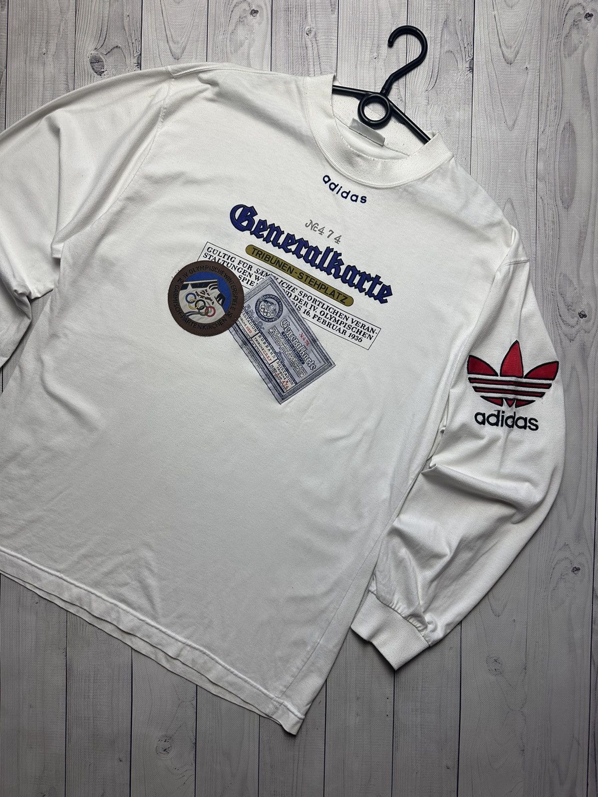 Adidas × Vintage Vintage adidas Olympic Games sweatshirt size L Garmish logo Size US L / EU 52-54 / 3 - 3 Thumbnail