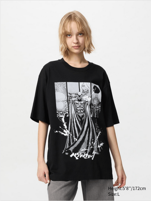 Japanese Brand Uniqlo X Kentarou Miura Berserk MANGA curation T-Shirt TEE Size US L / EU 52-54 / 3 - 4 Thumbnail