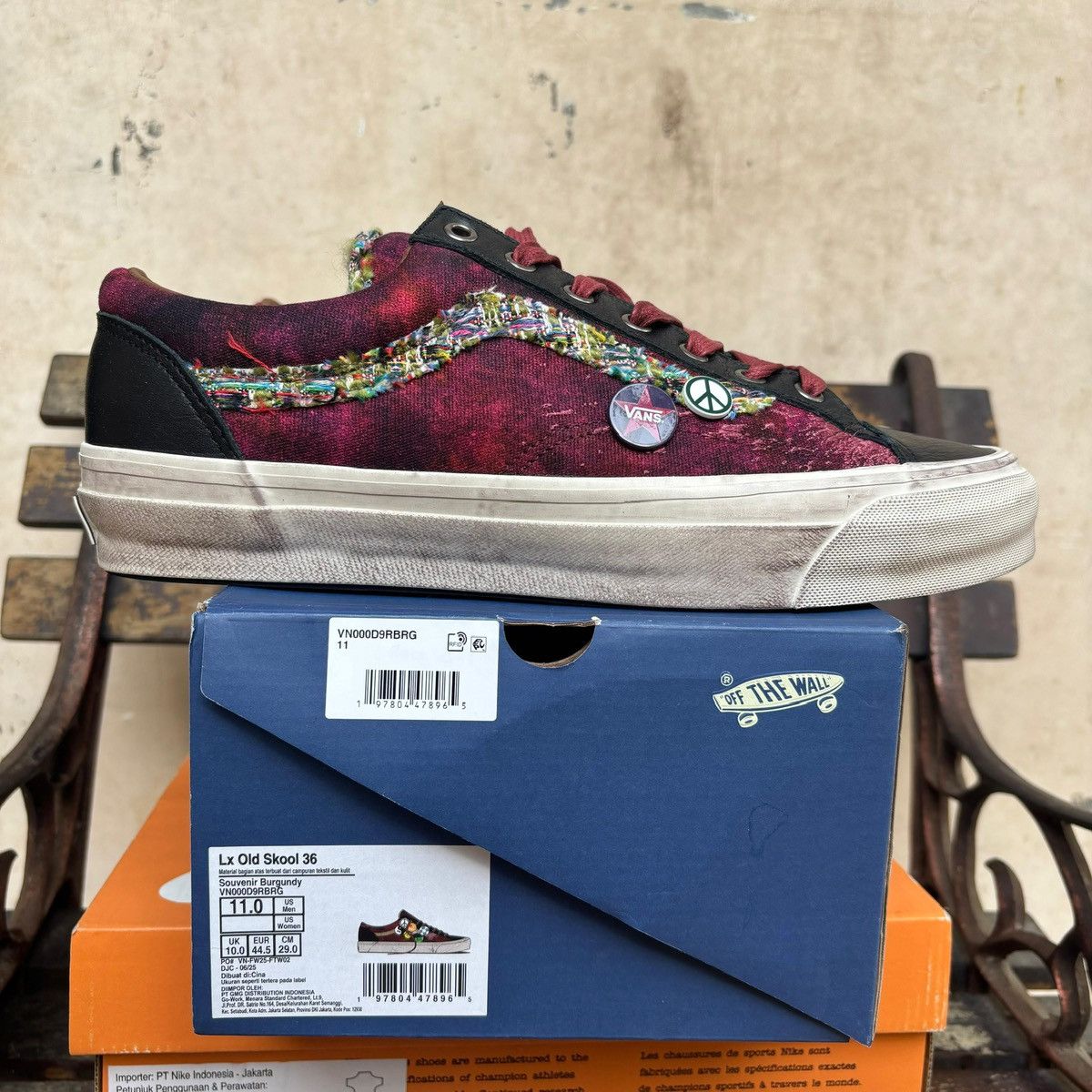 Vans Vans LX old skool 36 souvenir burgundy Size US 11 / EU 44 - 4 Thumbnail