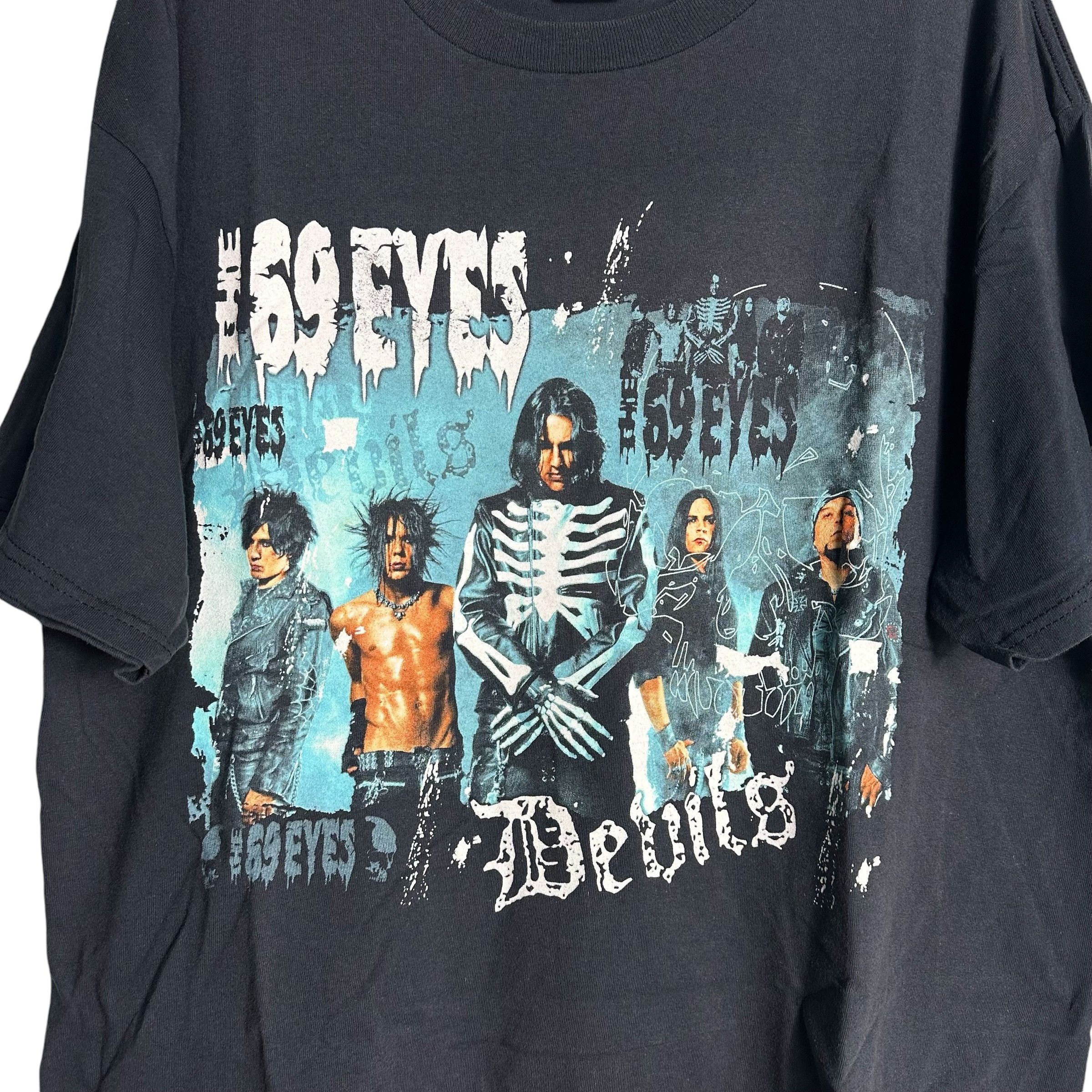 Band Tees 🔥RARE🔥Vintage The 69 Eyes 'Devils' Tour 2006 OVP T-shirt Size US XL / EU 56 / 4 - 2 Thumbnail