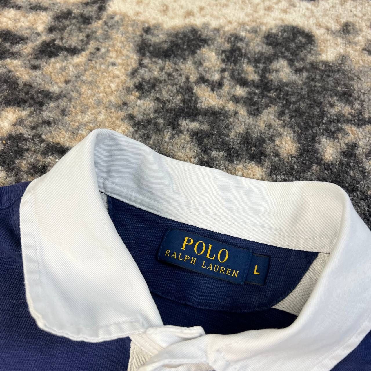 Polo Ralph Lauren Polo Ralph Lauren Big Logo Chief Keef Rugby Long Sleeve Size US L / EU 52-54 / 3 - 6 Thumbnail