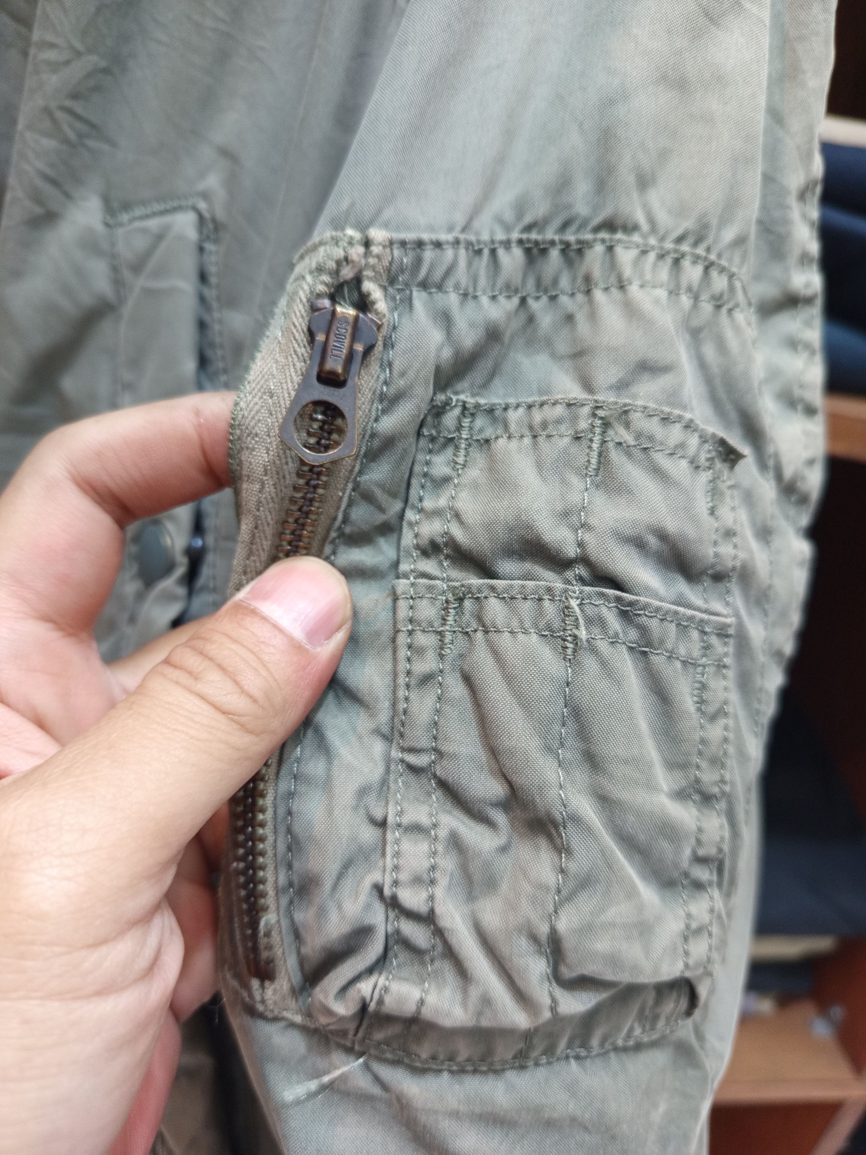 Vintage 1960s US Air Force USAF Tag Officer Vietnam War Era Parka Size US L / EU 52-54 / 3 - 13 Thumbnail