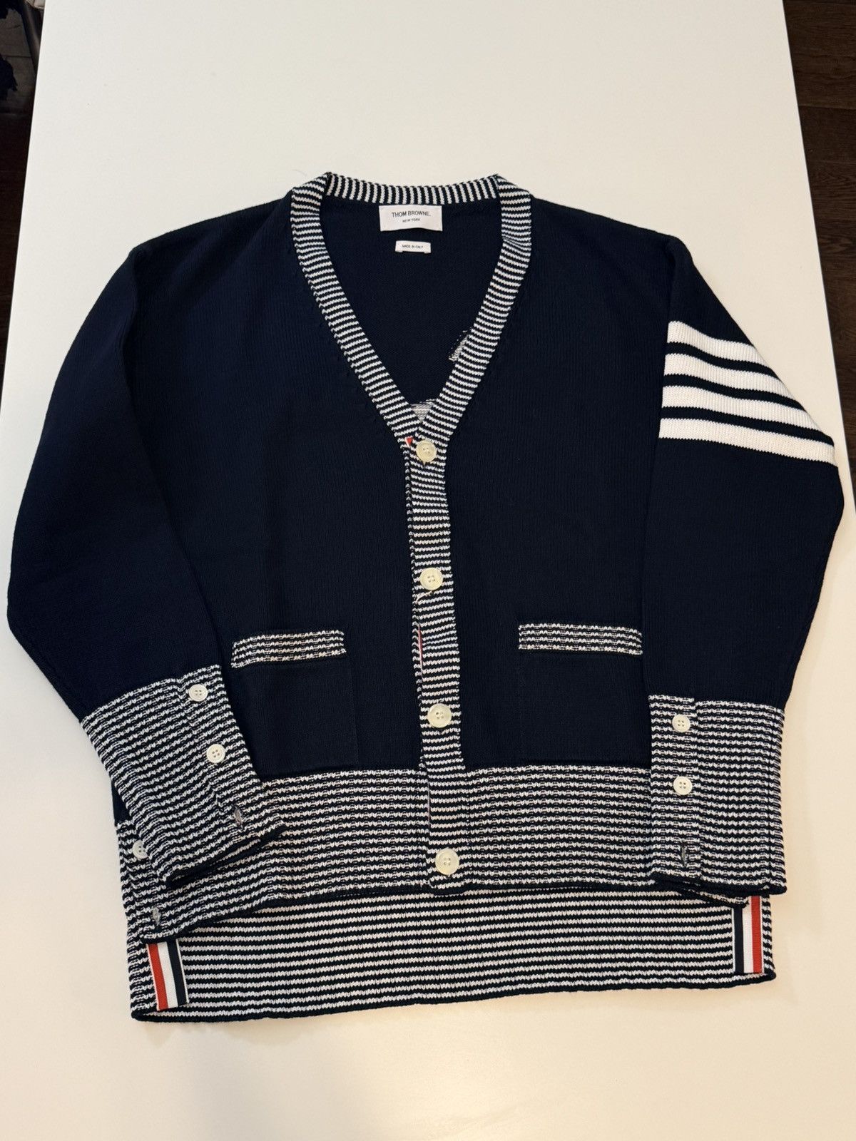 Thom Browne Duck Intarsia カーディガン L Thom Browne Cardigan