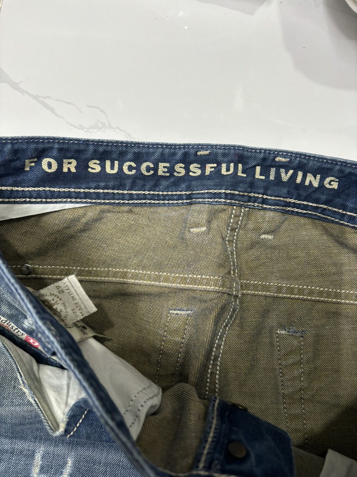 Diesel × Jean Vintage Diesel Blue Jeans Distressed Denim Size US 31 - 14 Thumbnail