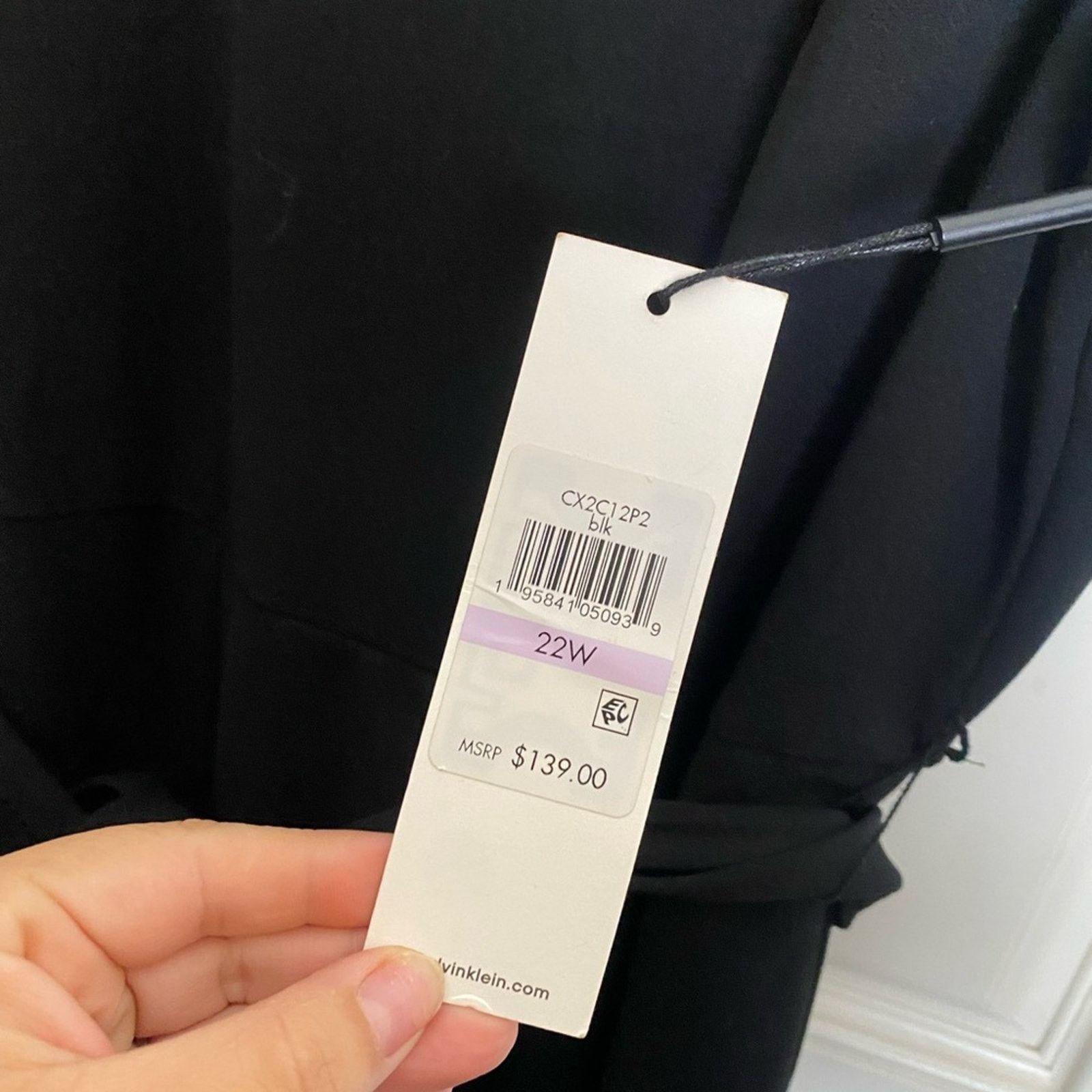 Calvin Klein Calvin Klein V-neck Jumpsuit in Black 22W Size 40" / US 18 - 6 Thumbnail