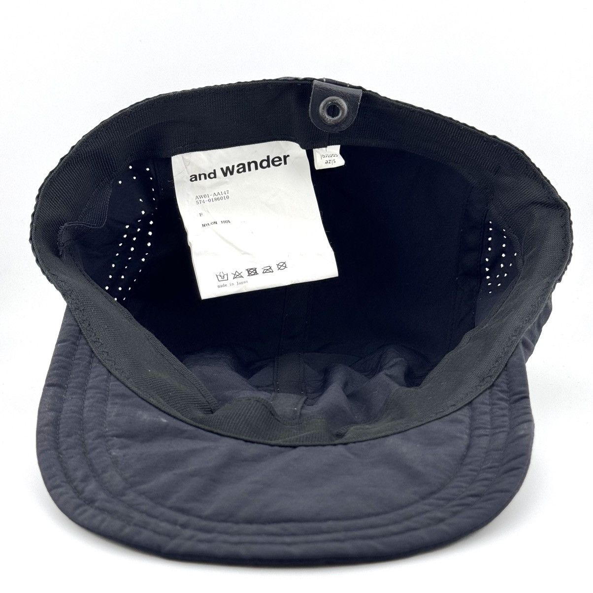 And Wander and wander AW01-AA147 Nylon Cap Size ONE SIZE - 6 Thumbnail