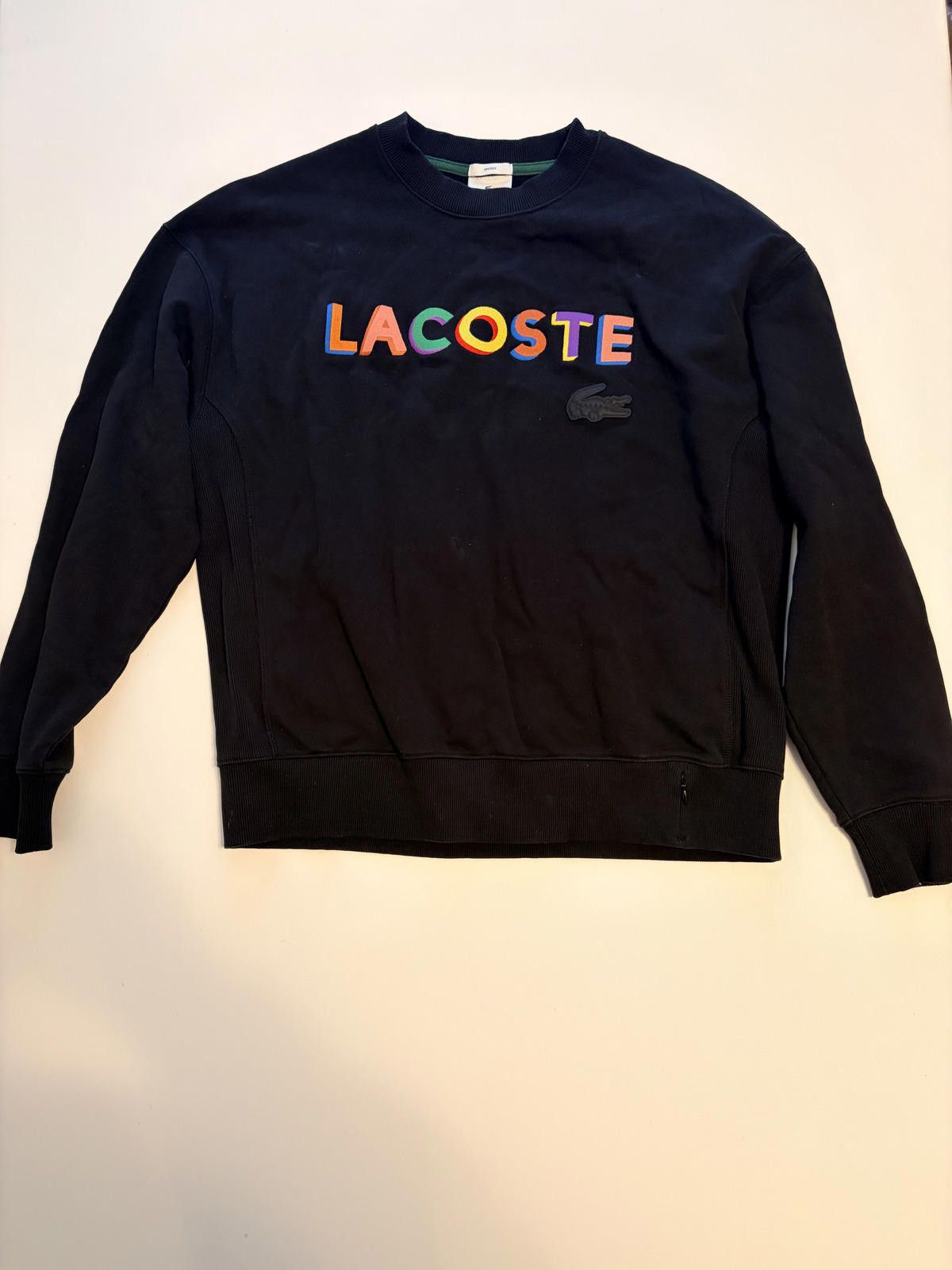Lacoste Lacoste L!ve Unisex Embroidered Fleece Sweatshirt (Size L) Size US L / EU 52-54 / 3 - 1 Thumbnail