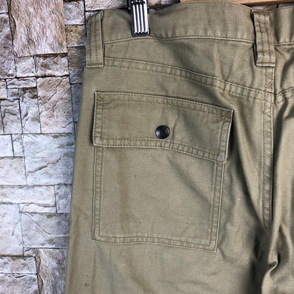 Japanese Brand Uniqlo japan vintage tactical Brown cargo Pants #A128 Size US 31 - 19 Thumbnail