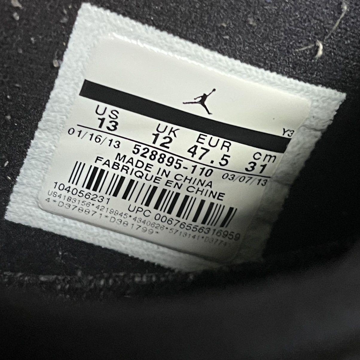 Jordan Brand Air Jordan 11 Retro Low Tuxedo Men’s Size 13 528895-110 Size US 13 / EU 46 - 9 Thumbnail