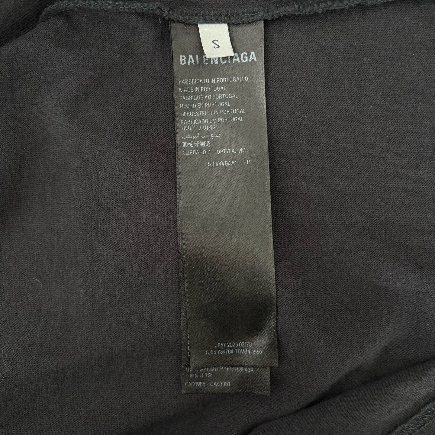 Balenciaga balenciaga reflective logo short sleeve t-shirt Size US S / EU 44-46 / 1 - 4 Thumbnail