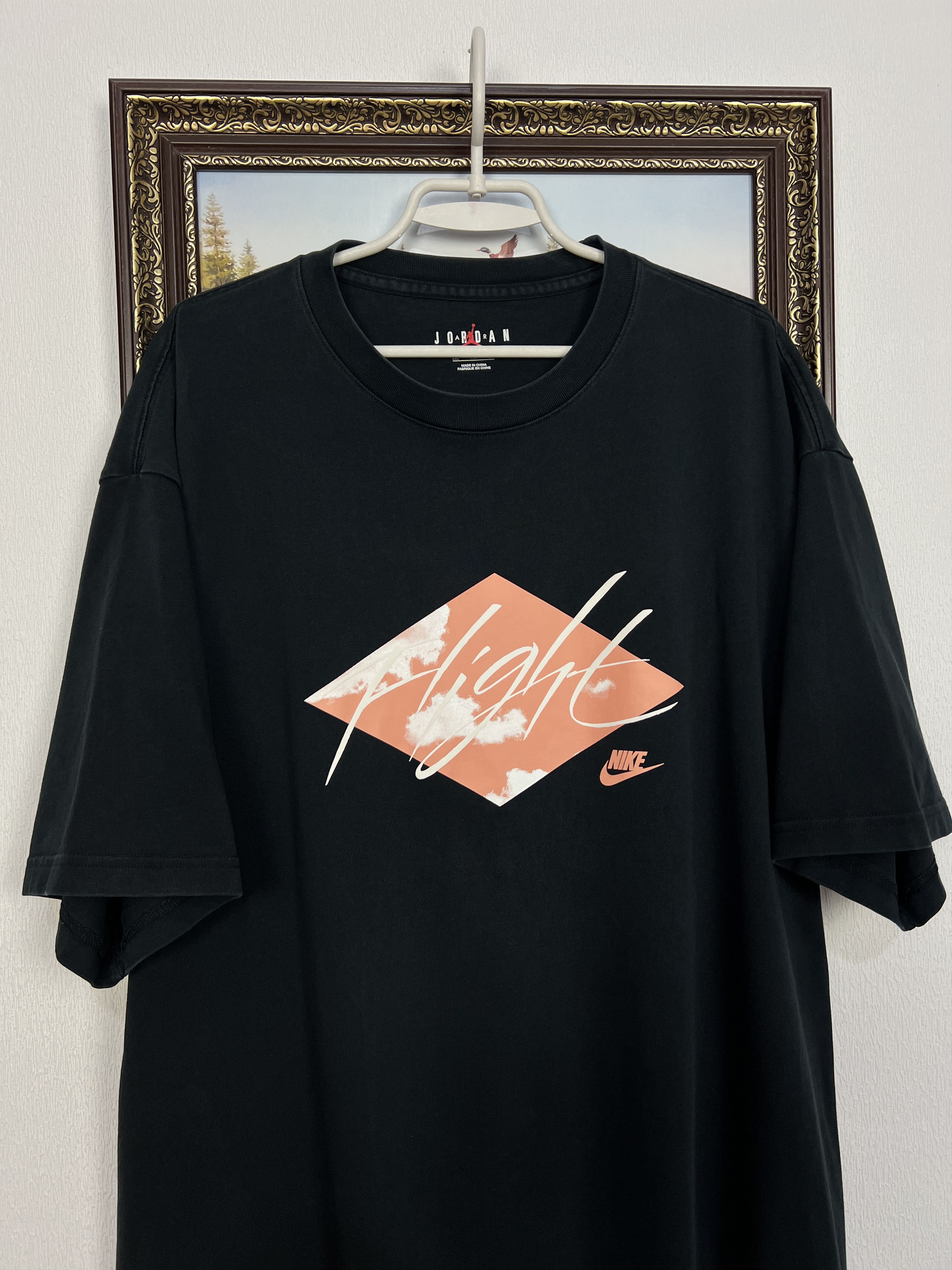 Nike Flight Jordan Essentials Over Print Big Logo Shirt Jersey Size US XXL / EU 58 / 5 - 2 Thumbnail