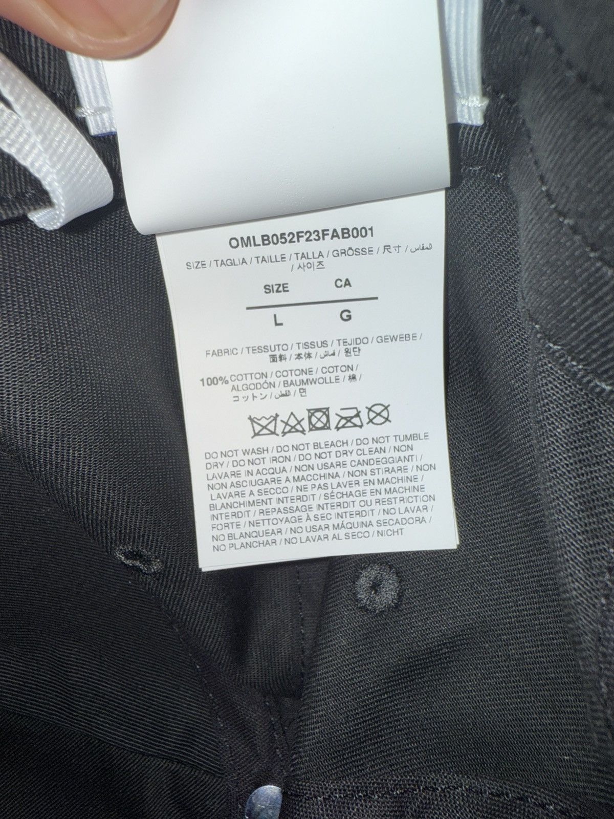Off-White Off White BKSH Baseball Cap Drill Hat Size ONE SIZE - 8 Thumbnail