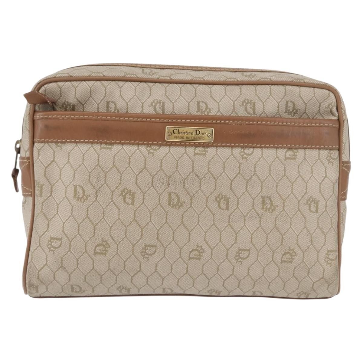 Dior Christian Dior Vintage honeycomb clutch Canvas Size ONE SIZE - 1 Thumbnail