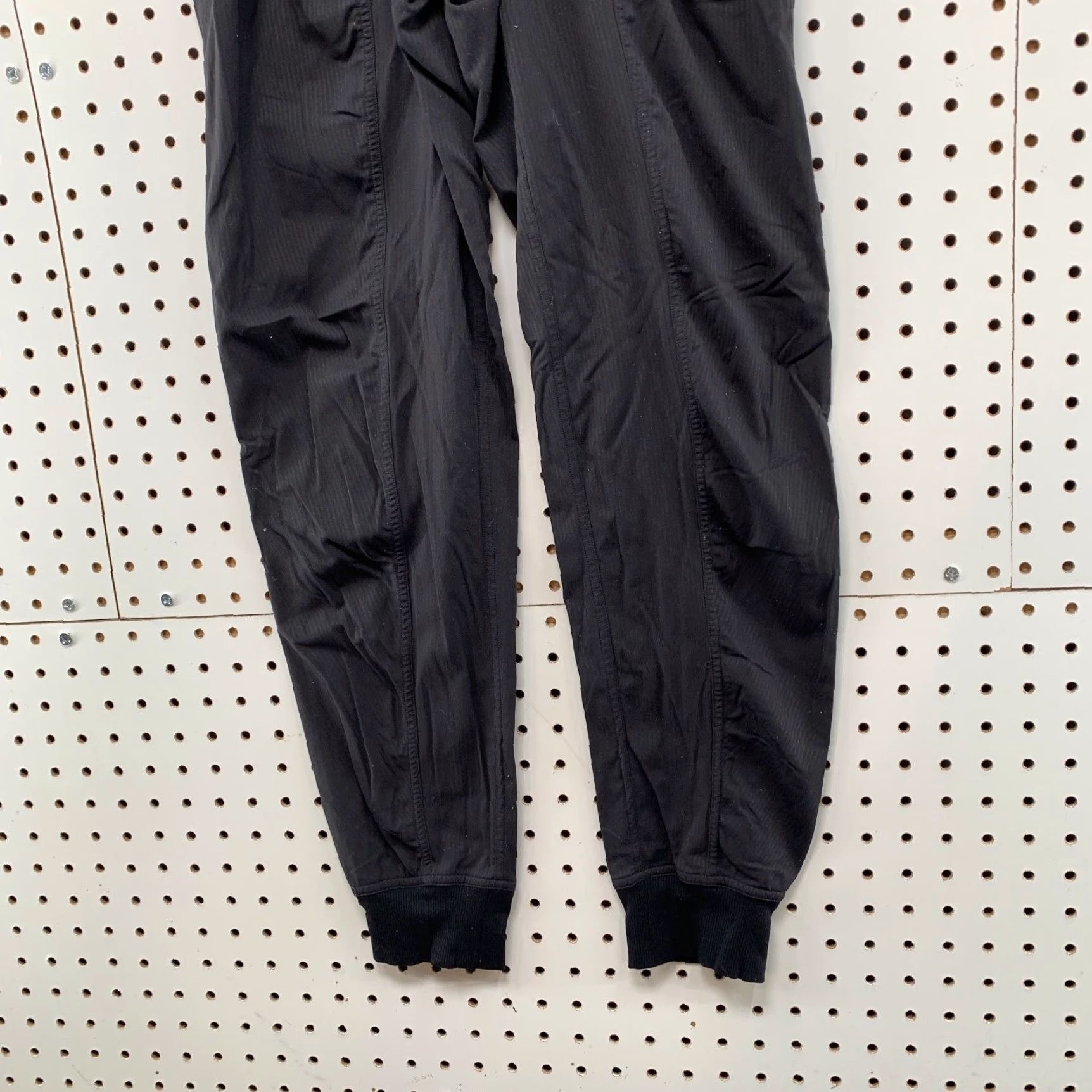 Lululemon VINTAGE Lululemon Dance Studio Jogger Womens Size 4 Black Striped Mid Rise Yoga Leggings Size 27" / US 4 / IT 40 - 5 Thumbnail