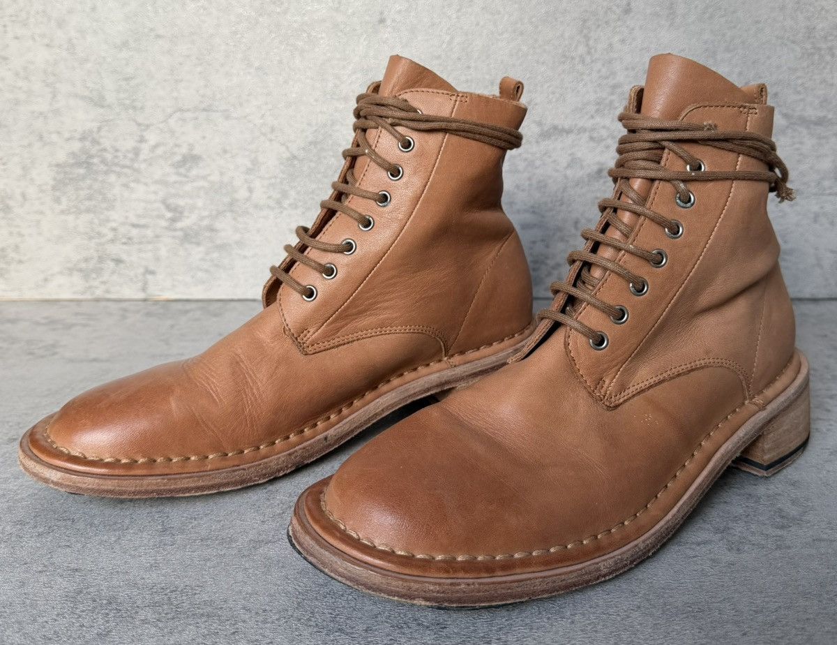 Marsell MARSELL - LEATHER LACE-UP BOOTS Size US 9 / IT 39 - 6 Thumbnail