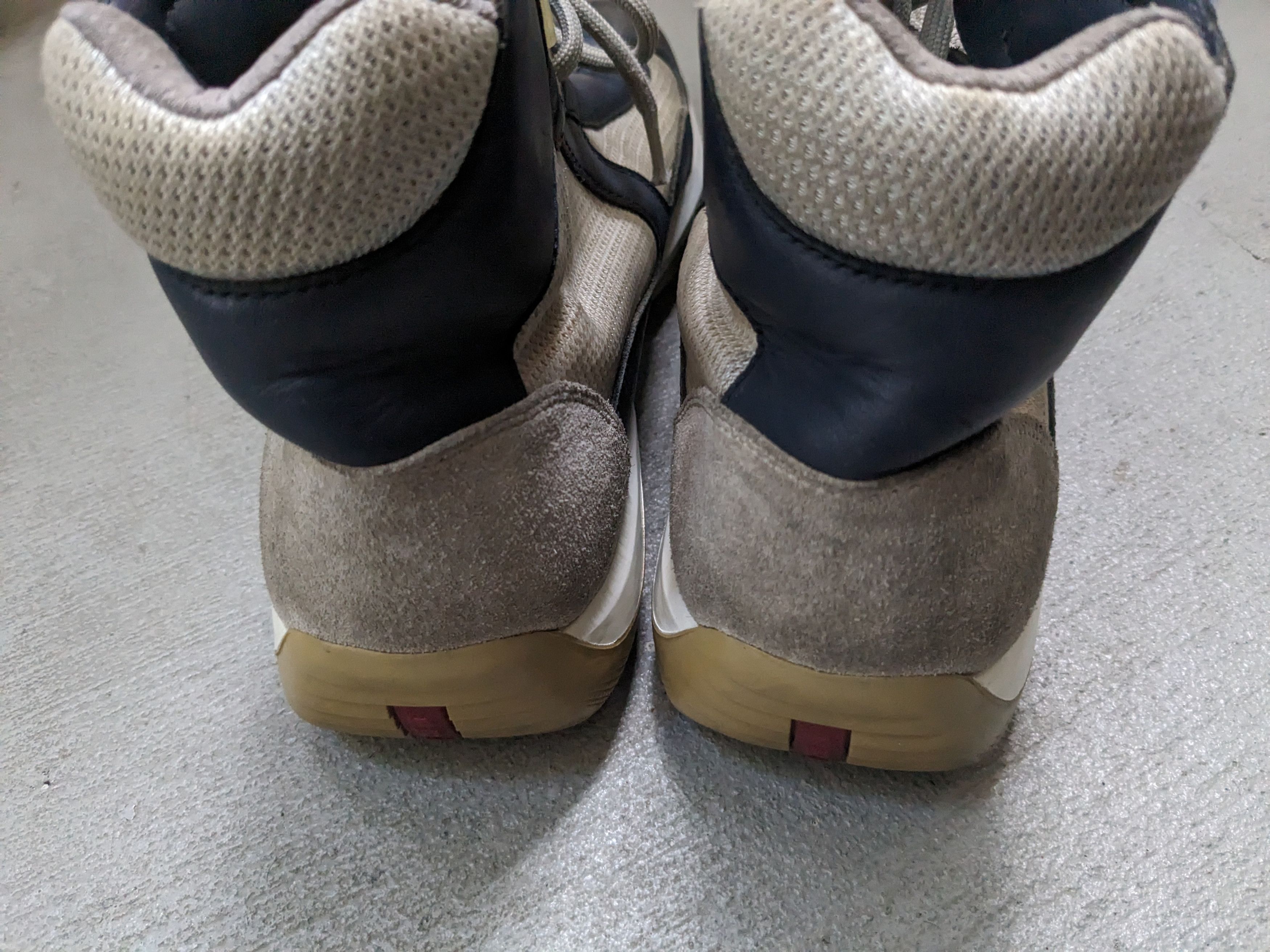 Prada Prada America's Cup Sneakers Navy Blue High 9.5 Leather Size US 9.5 / EU 42-43 - 15 Thumbnail