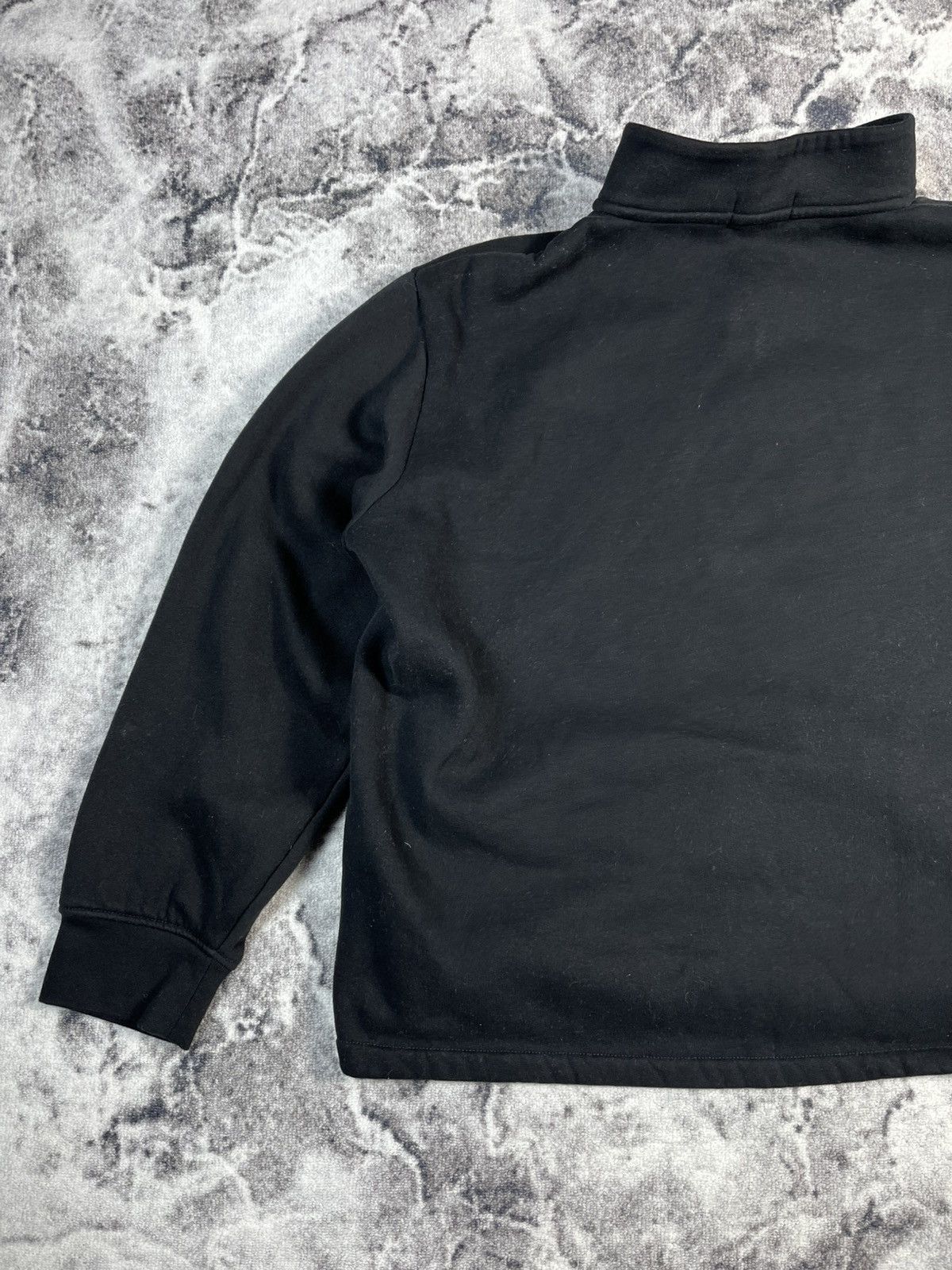 Polo Ralph Lauren Polo Ralph Lauren Black Quarter Zip Fleece Pullover Size US XL / EU 56 / 4 - 12 Thumbnail