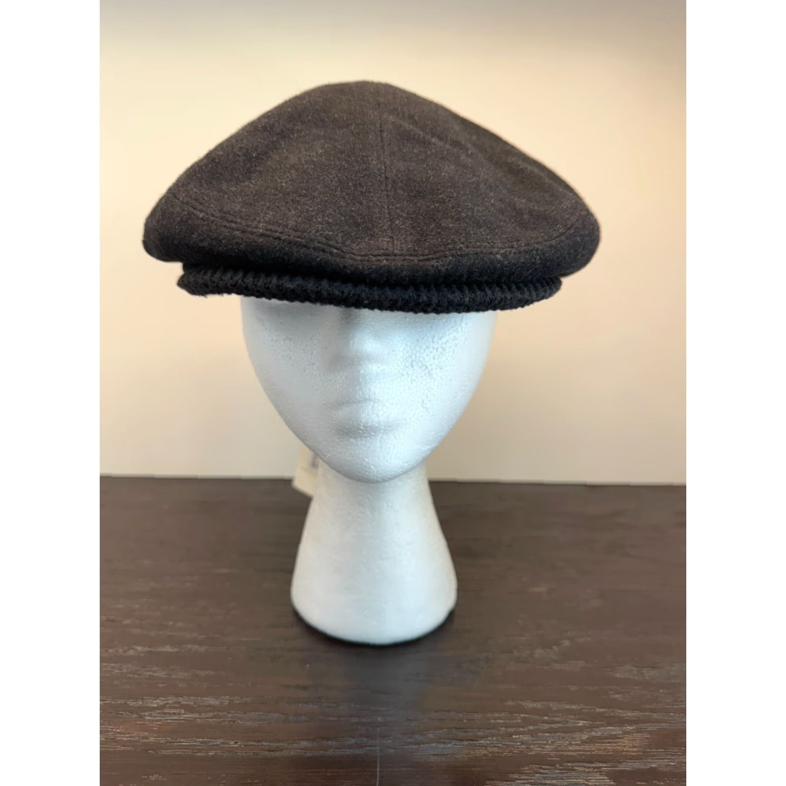 Stetson Stetson Hat 55 Black Newsboy Ear Flaps Wool Cashmere Blend Made in Germany Mens Size ONE SIZE - 2 Thumbnail