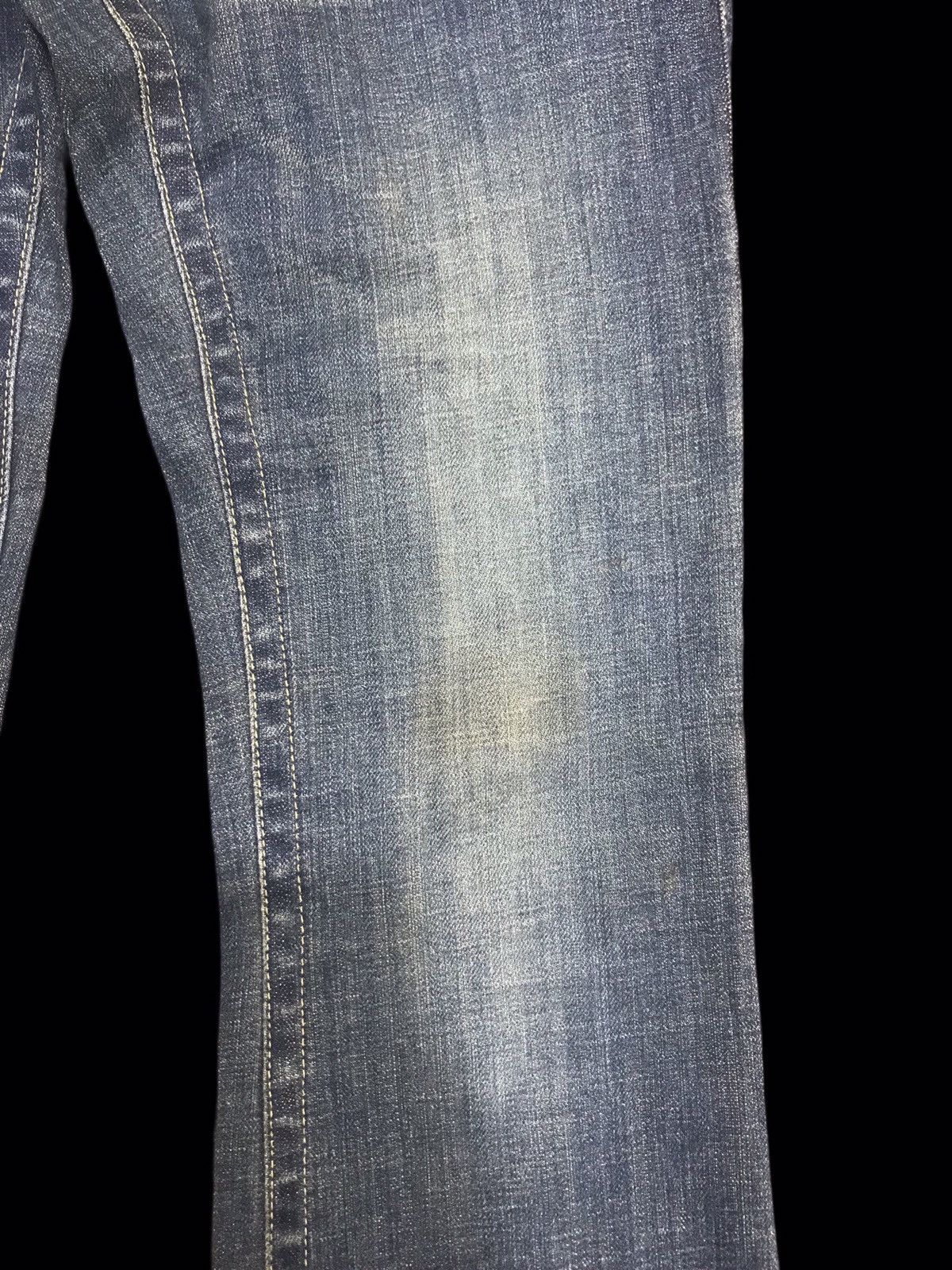 Designer × Japanese Brand 💥FLARE💥EDGE ON ALL MULTIPOCKETS FLARE DENIM F355 Size 29" - 6 Thumbnail
