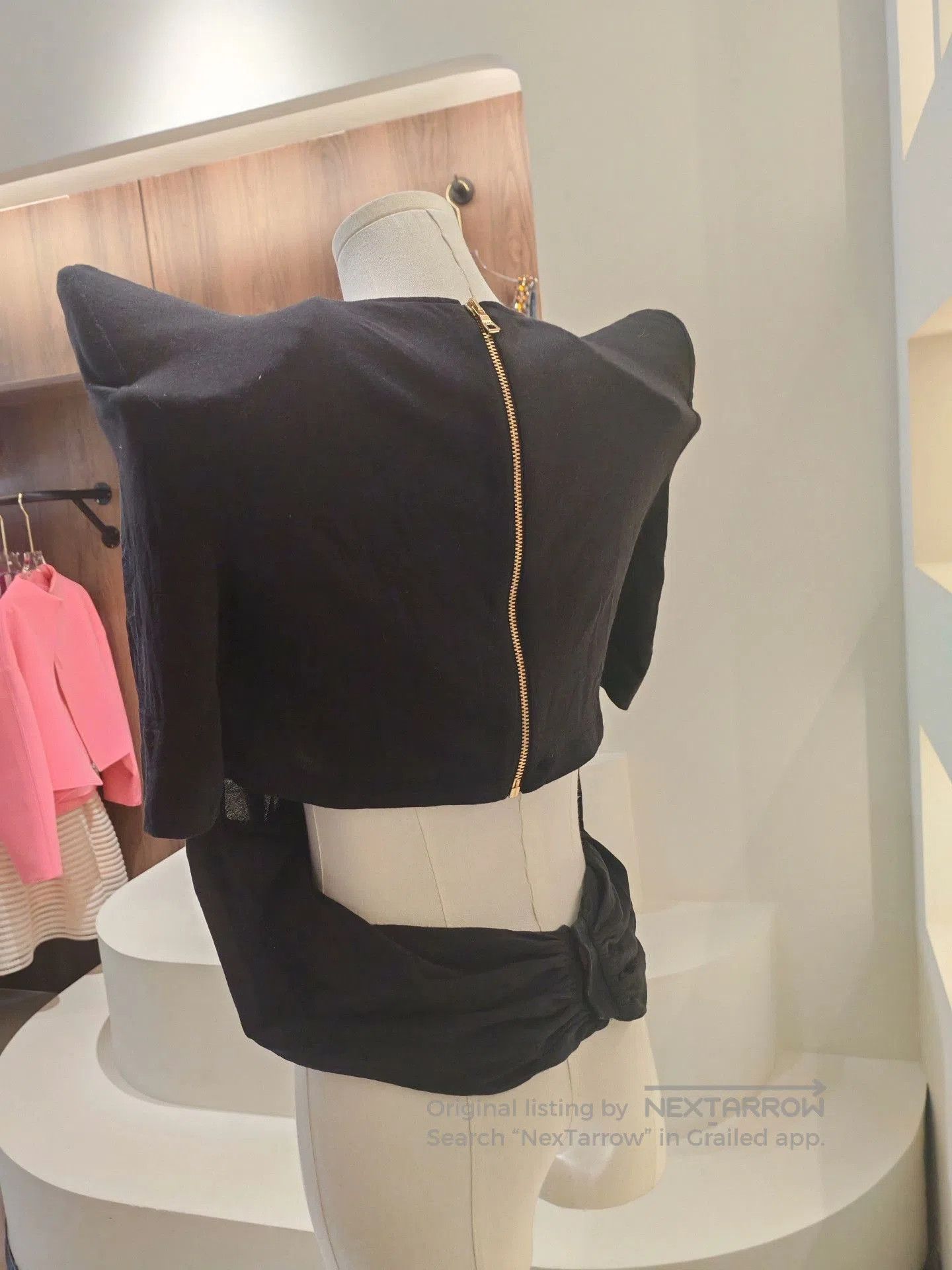 Balmain Balmain Black Zip Jumpsuit Size 36. Size XS / US 0-2 / IT 36-38 - 2 Thumbnail