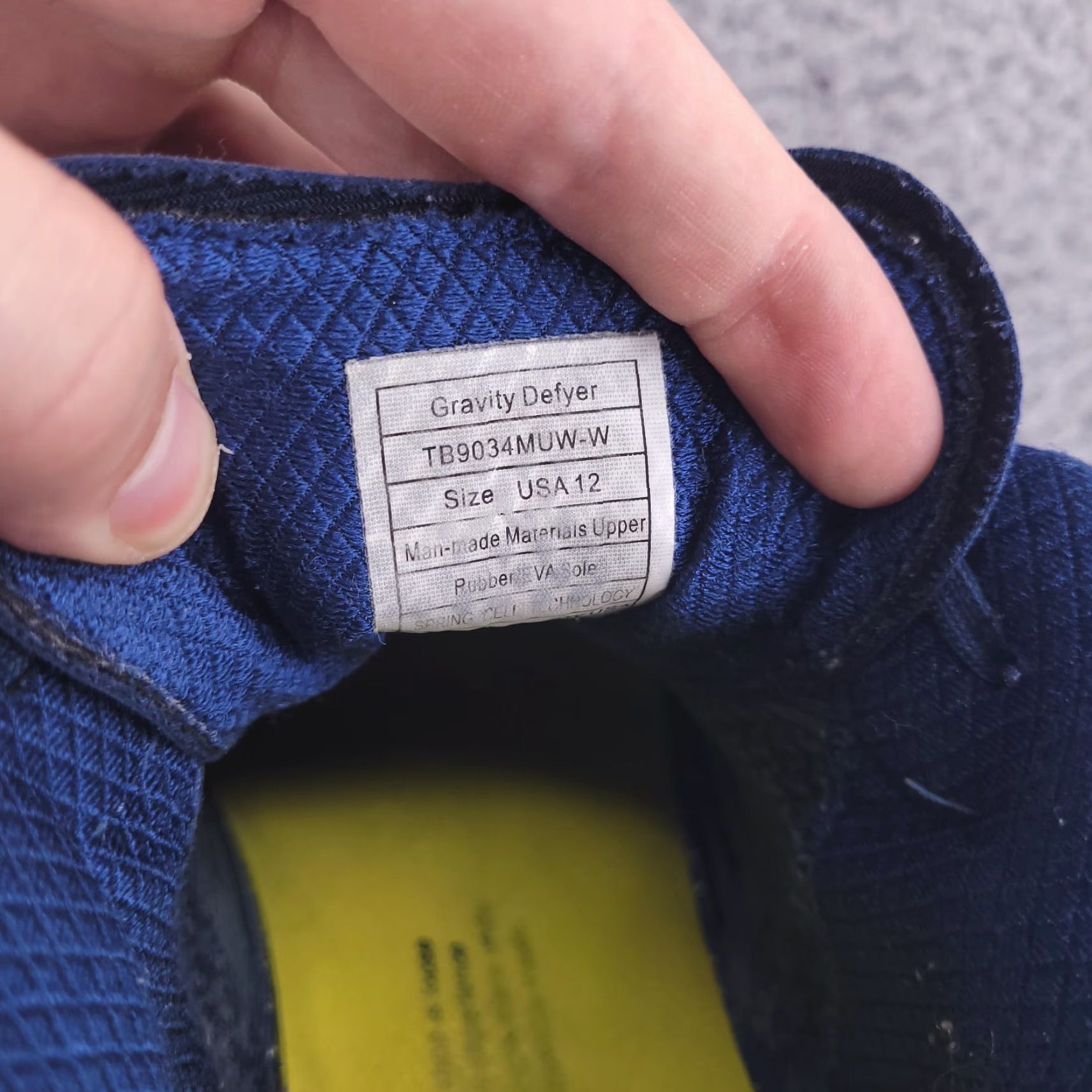 Vintage Gravity Defyer XLR8 Sneakers Women US 12 Running Shoes Blue - Sports Athletic, Casual, 2021, Low Top, Rubber Outsole, Comfortable Size US 12 / IT 42 - 7 Thumbnail