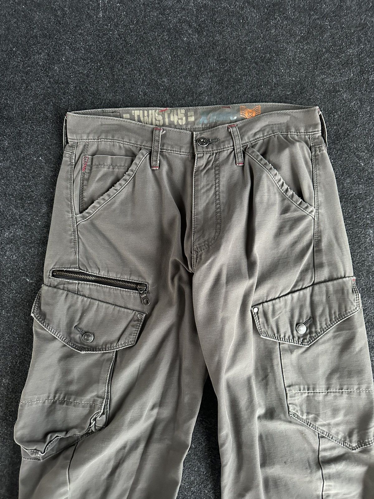 Japanese Brand × Vintage Xebec Twist45 Military Tapered Cargo Pant D309 Size US 30 / EU 46 - 3 Thumbnail