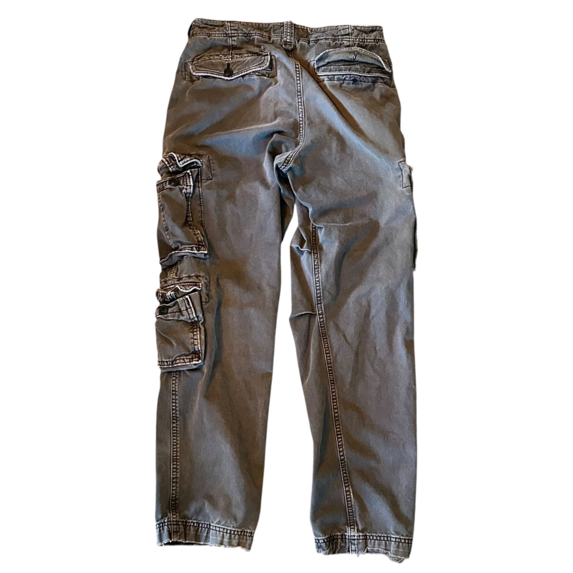 Abercrombie & Fitch Vintage Abercrombie & Fitch Baggy Y2K Cargo LFO Pants Size 31" - 7 Thumbnail