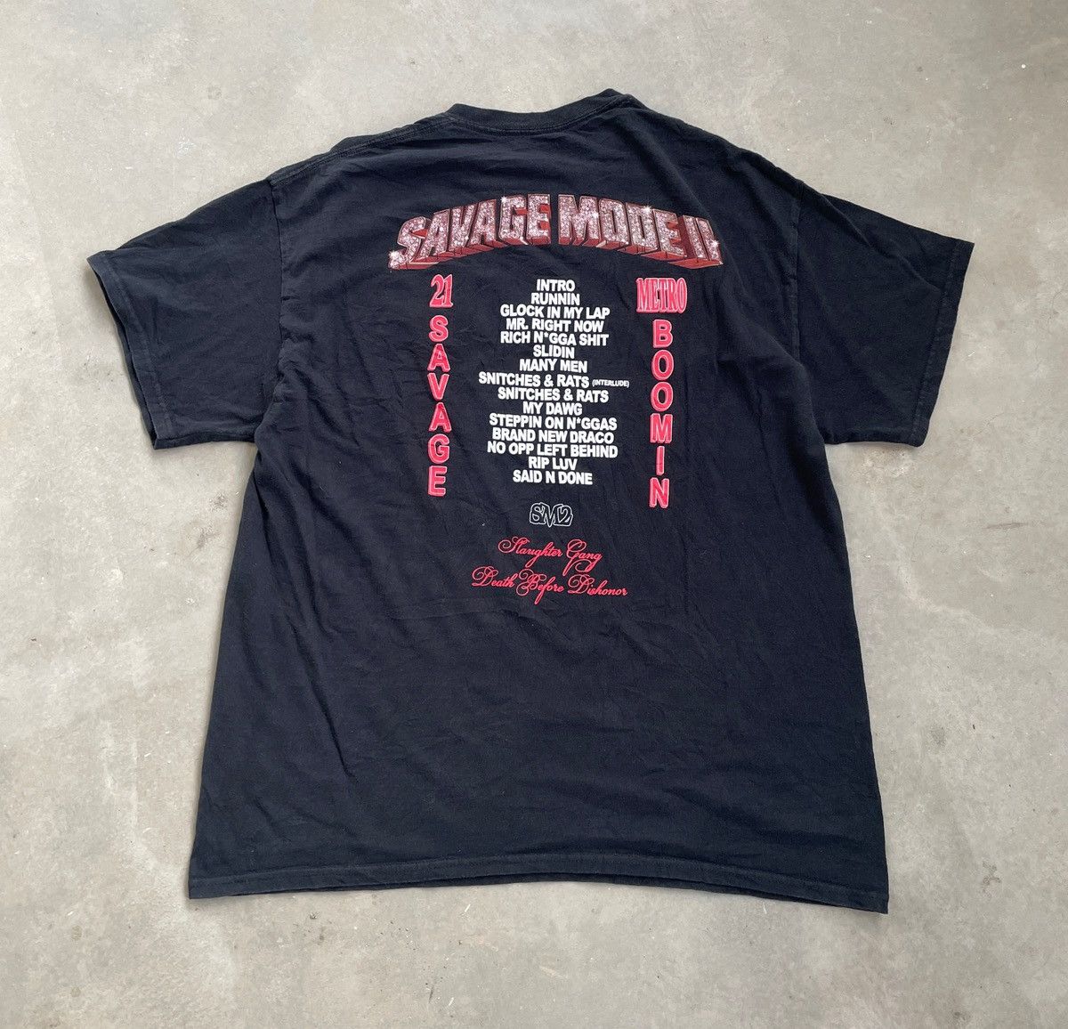 Rap Tees SAVAGE MODE 2 RAP TEE Size US XL / EU 56 / 4 - 4 Thumbnail
