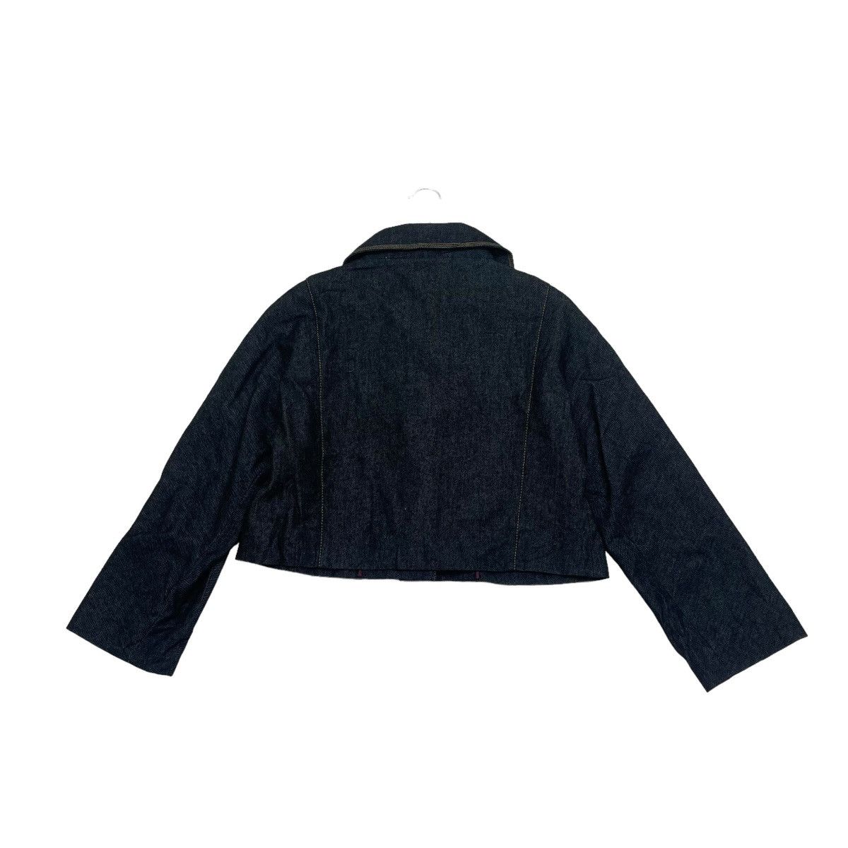 Other Italian Designer Mantu Crop Denim Jacket Size M / US 6-8 / IT 42-44 - 2 Thumbnail