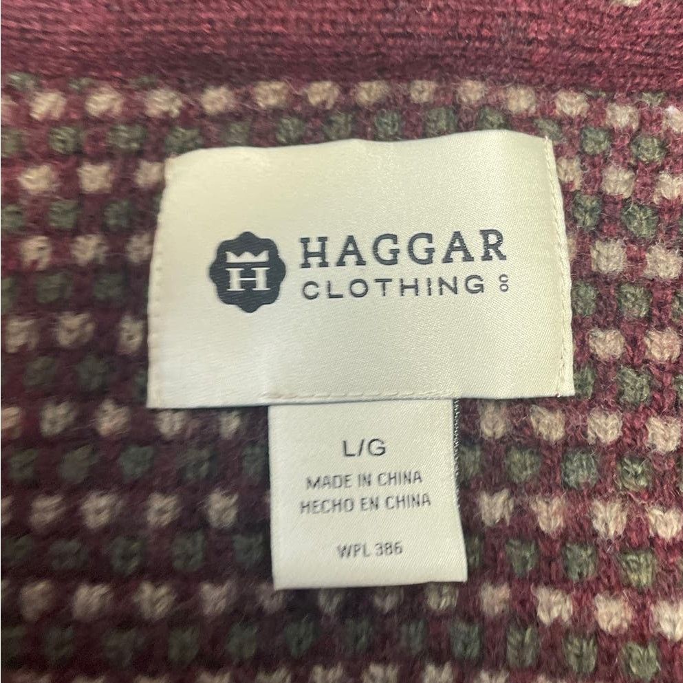 Haggar Haggar Clothing Mens Large Wool Blend Pullover Sweater Size US L / EU 52-54 / 3 - 5 Thumbnail