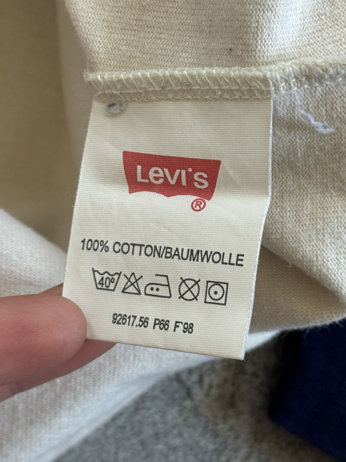 Levi's Levi’s L/size big logo rugby long sleeve sweatshirts 90s USA Size US L / EU 52-54 / 3 - 10 Thumbnail