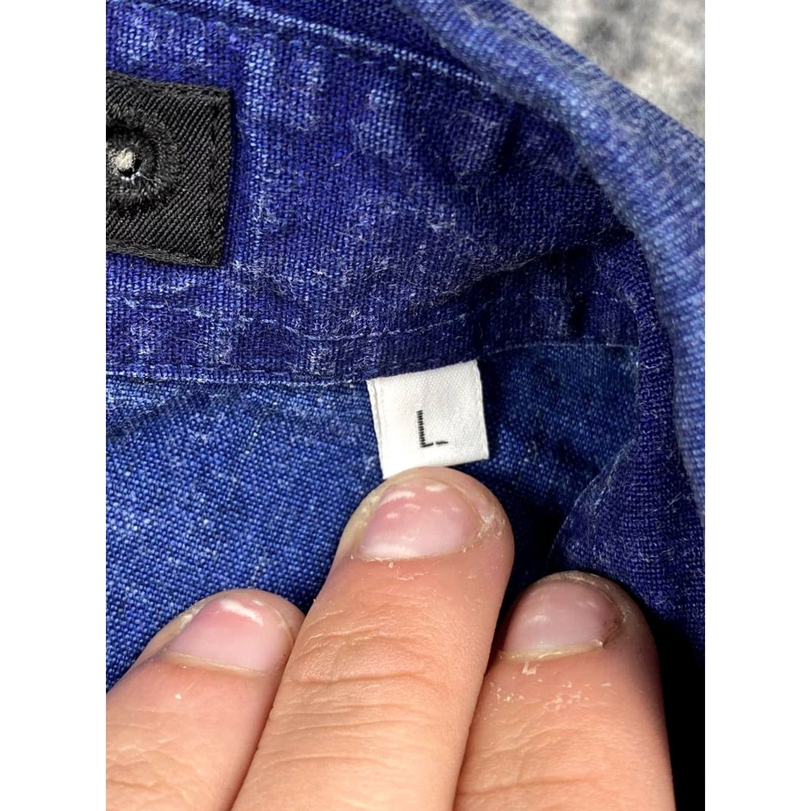 Stone Island VINTAGE Stone Island Denim Shirt Men L Blue Long Sleeve Casual Size US L / EU 52-54 / 3 - 7 Thumbnail