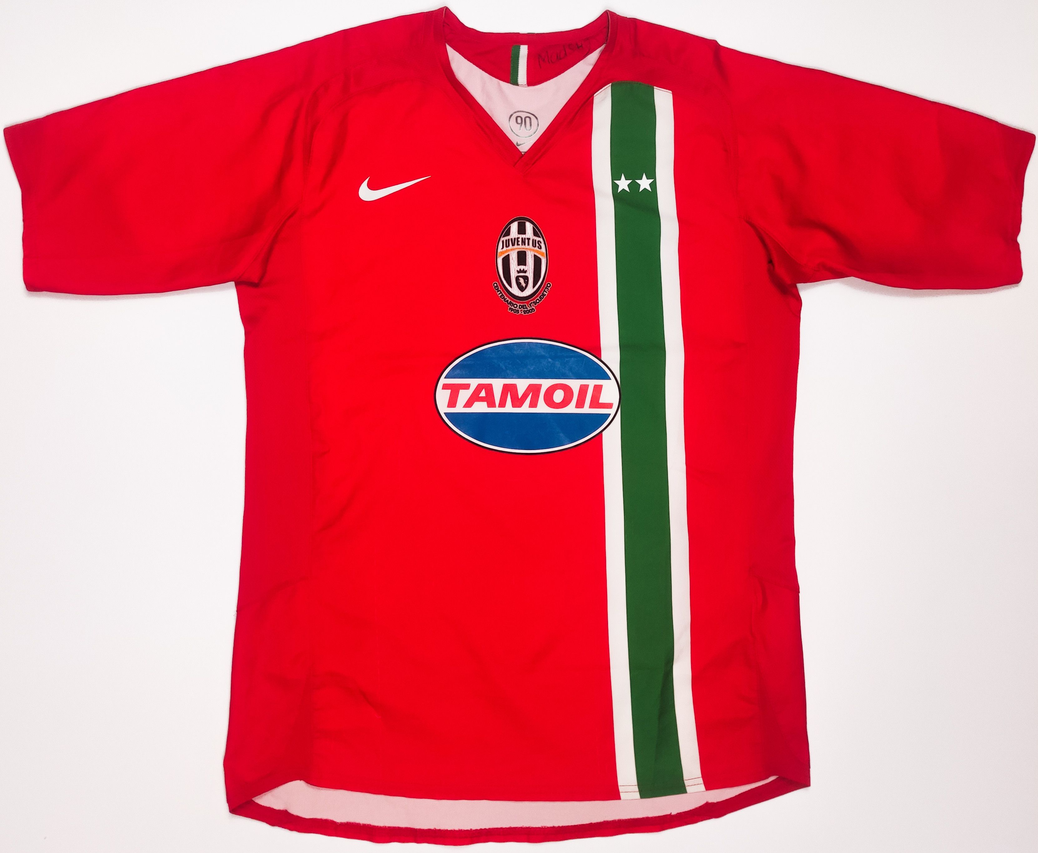 Nike Juventus FC 2005 2006 2007 Nike Total 90 Away Shirt Size US S / EU 44-46 / 1 - 1 Thumbnail