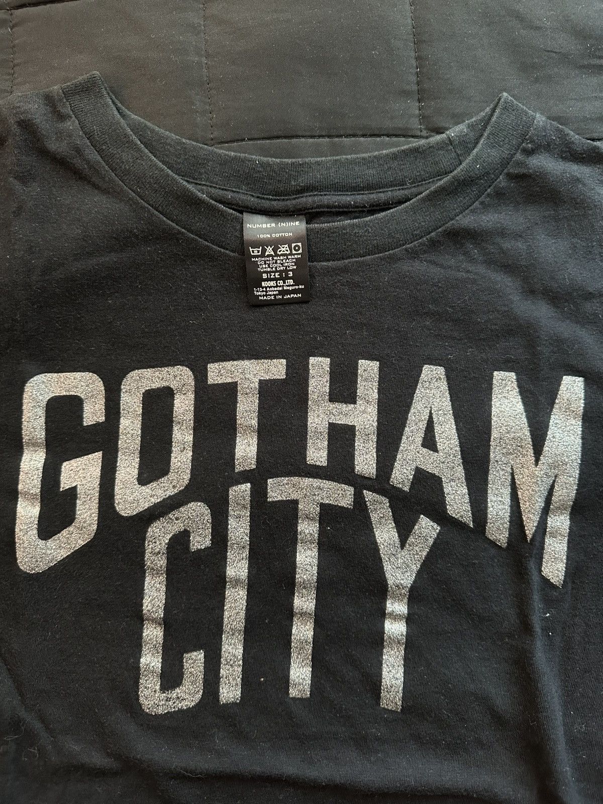 Number (N)ine Number (N)ine Gotham city t-shirt Size US M / EU 48-50 / 2 - 2 Thumbnail