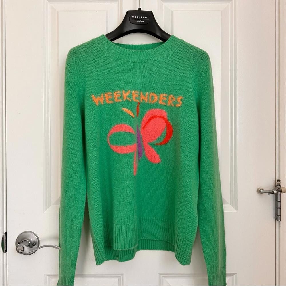 Designer NWOT Weekend Max Mara Label-cut 100% Cashmere Sweater Sz: S Size S / US 4 / IT 40 - 9 Thumbnail