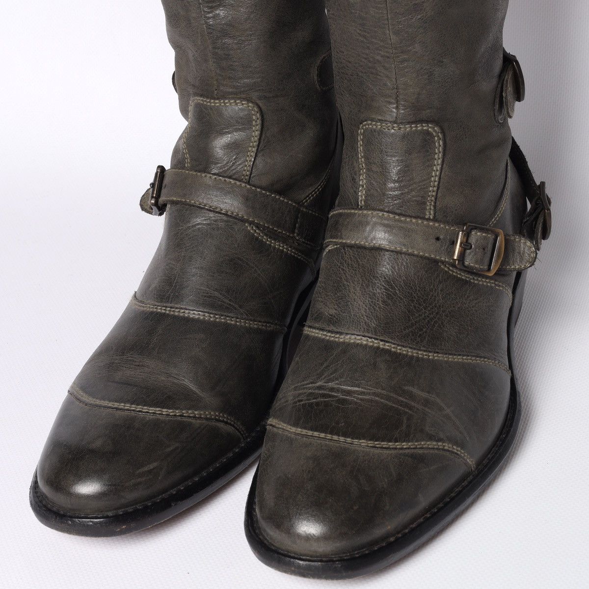 Belstaff Belstaff Trialmaster Leather Hi Boots Biker Moto Shoes Size US 9 / IT 39 - 5 Thumbnail