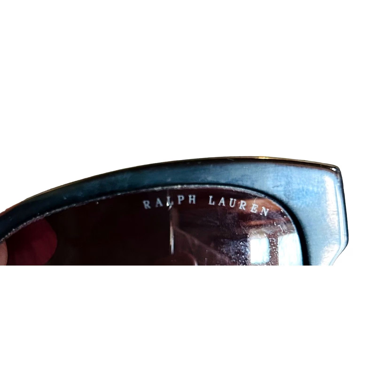 Ralph Lauren Ralph Lauren Sunglasses Women Black RL 8053 Case UV400 Gradient Oval Plastic - Women Size ONE SIZE - 6 Thumbnail