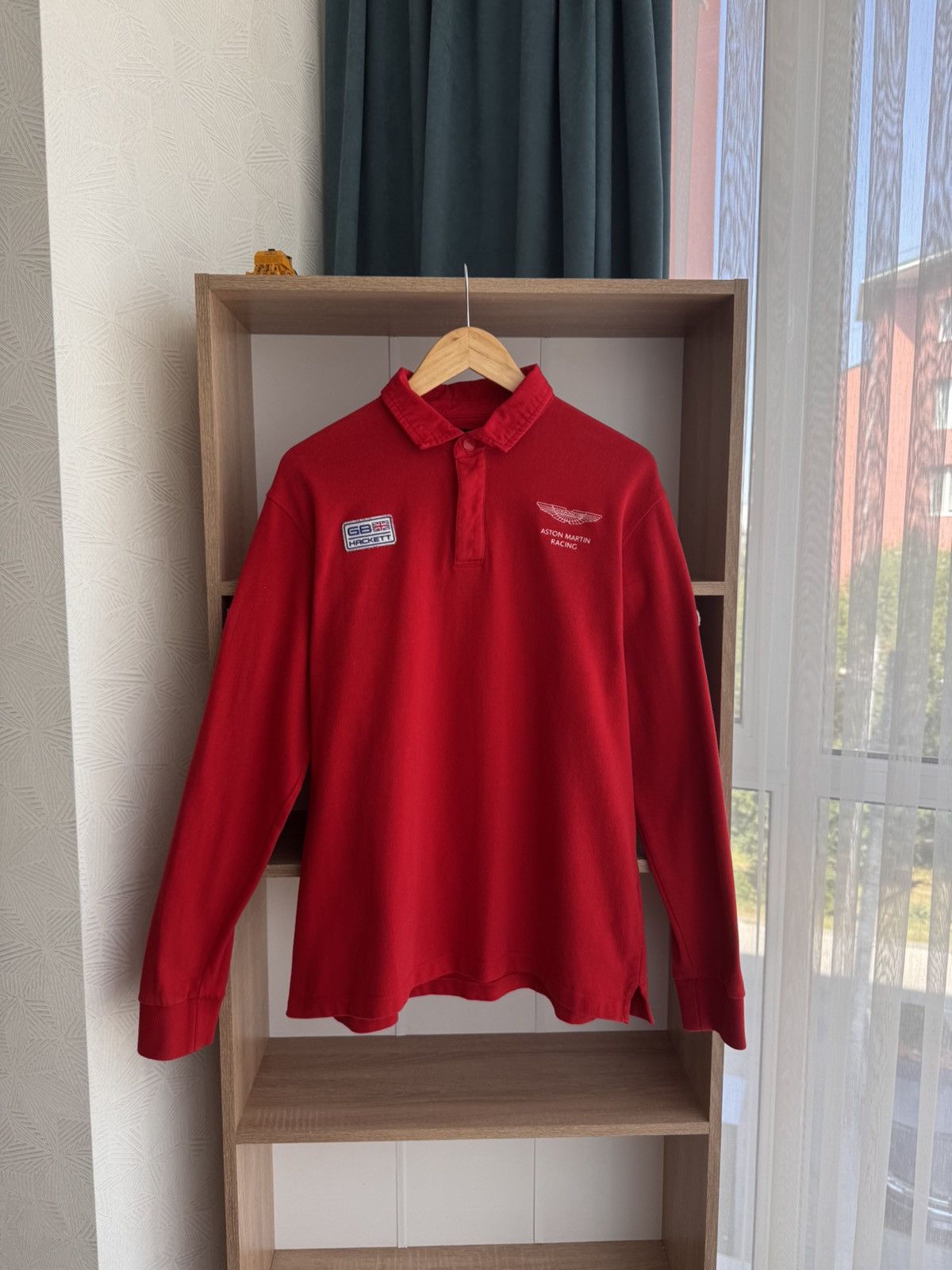 Other Vintage Aston Martin Racing by Hackett Red Formula1 Sweatsrt Size US L / EU 52-54 / 3 - 6 Thumbnail