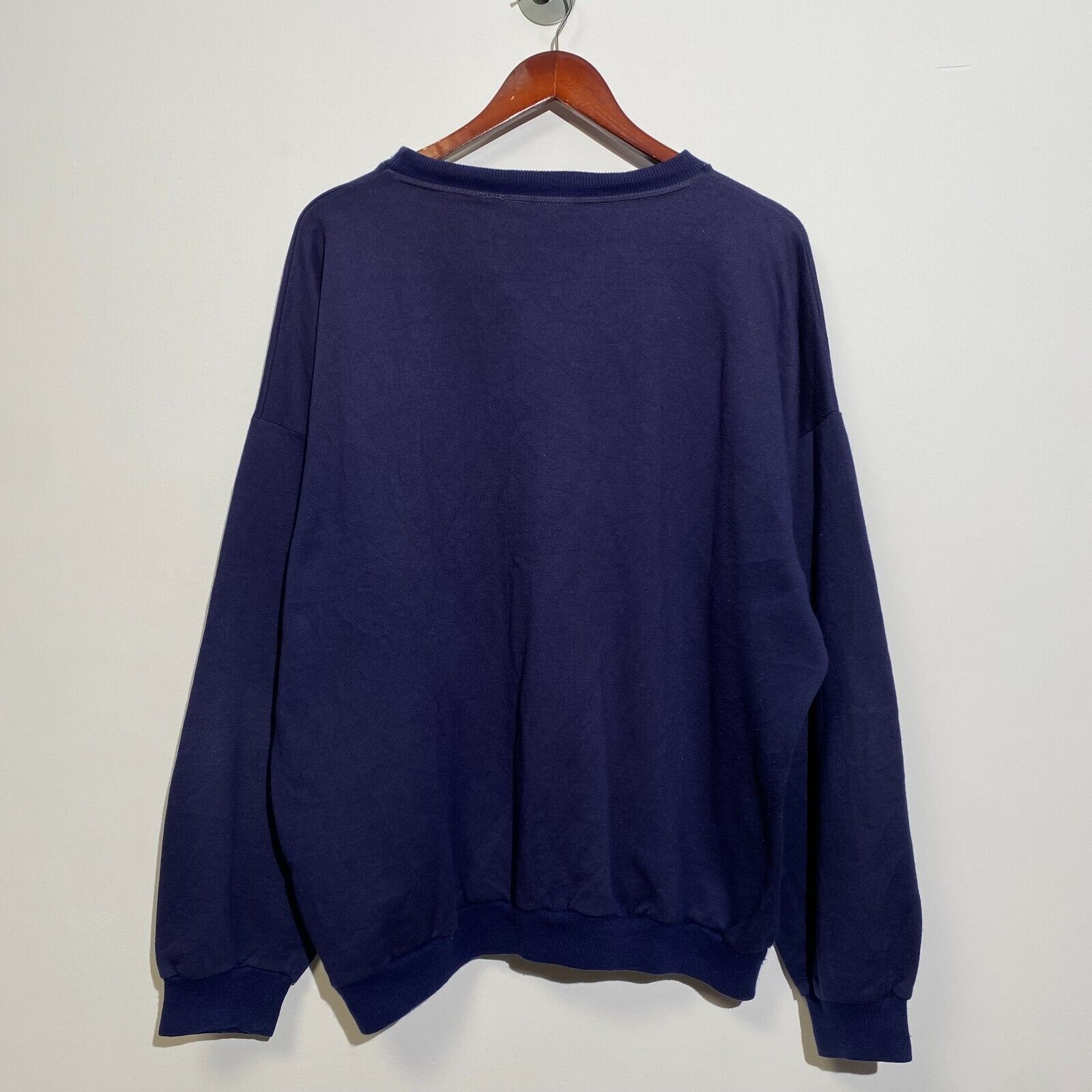 Puma × Vintage Vintage Puma Unisex Navy Blue Acrylic Crewneck Size XL 90s Size US XL / EU 56 / 4 - 9 Thumbnail