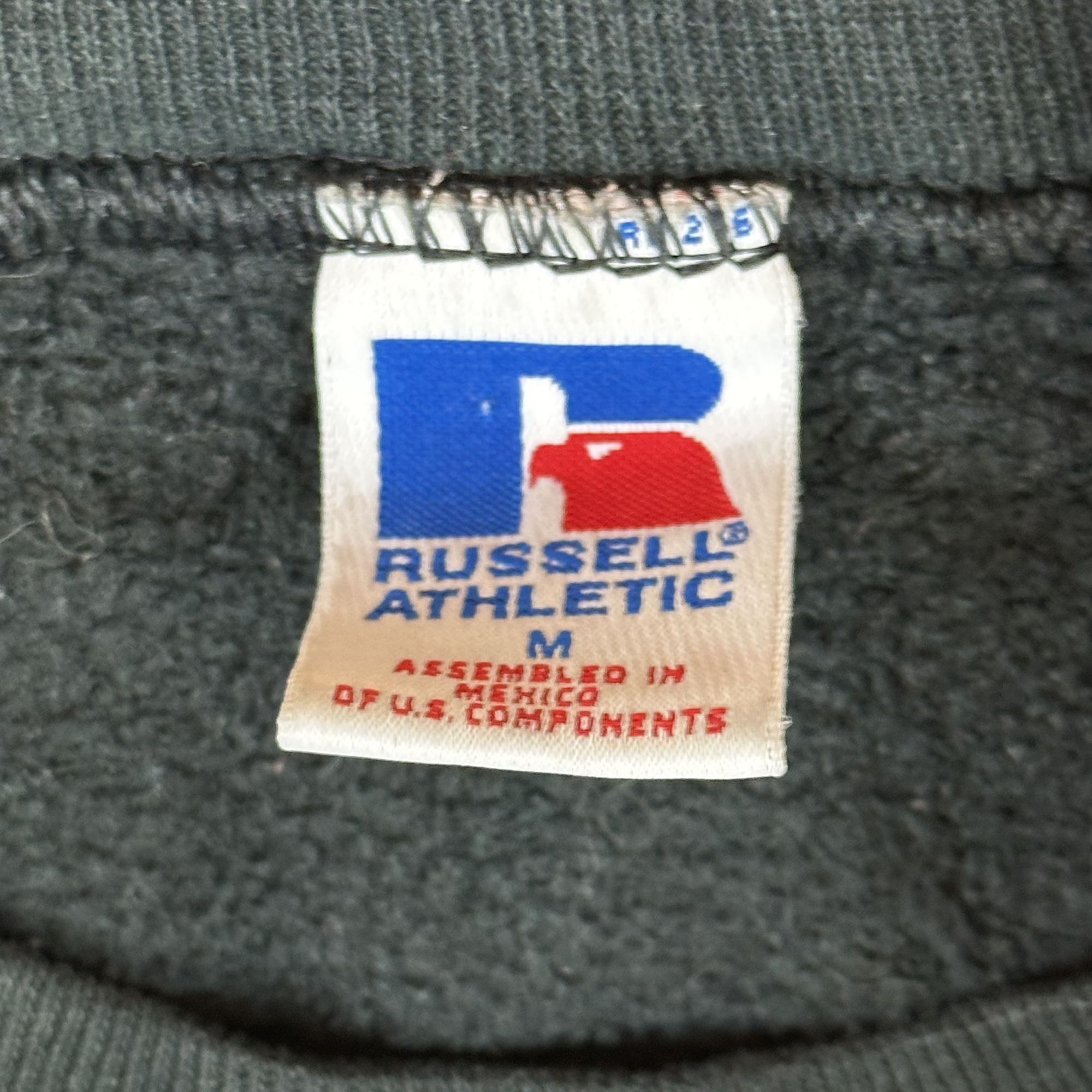 Russell Athletic Vintage Russell Athletic Black Crewneck Sweatshirt M Cotton Size US M / EU 48-50 / 2 - 3 Thumbnail