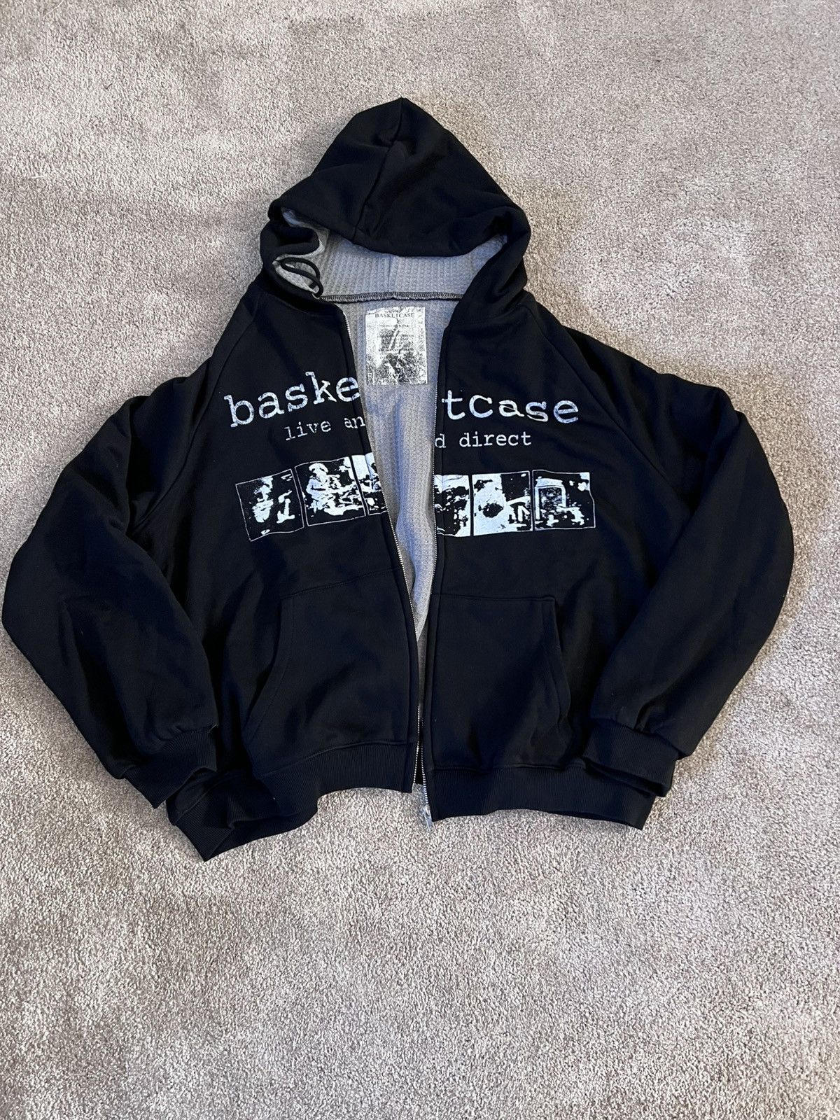 basketcase gallery Basketcase Gallery SCAP Zip Up Hoodie | Grailed