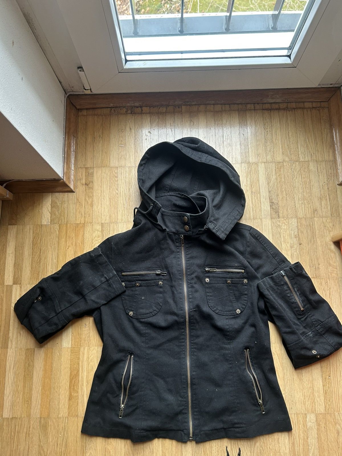 Japanese Brand × Le Grande Bleu (L.G.B.) Vintage Avant Garde Jacket with removeable Hood Size US M / EU 48-50 / 2 - 1 Thumbnail