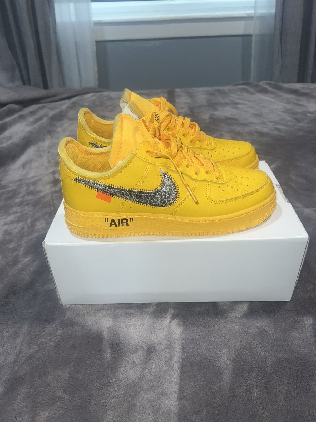 Nike × Off-White Nike Air Force 1 Low x Off-White “Lemonade” Size US 8.5 / EU 41-42 - 2 Thumbnail