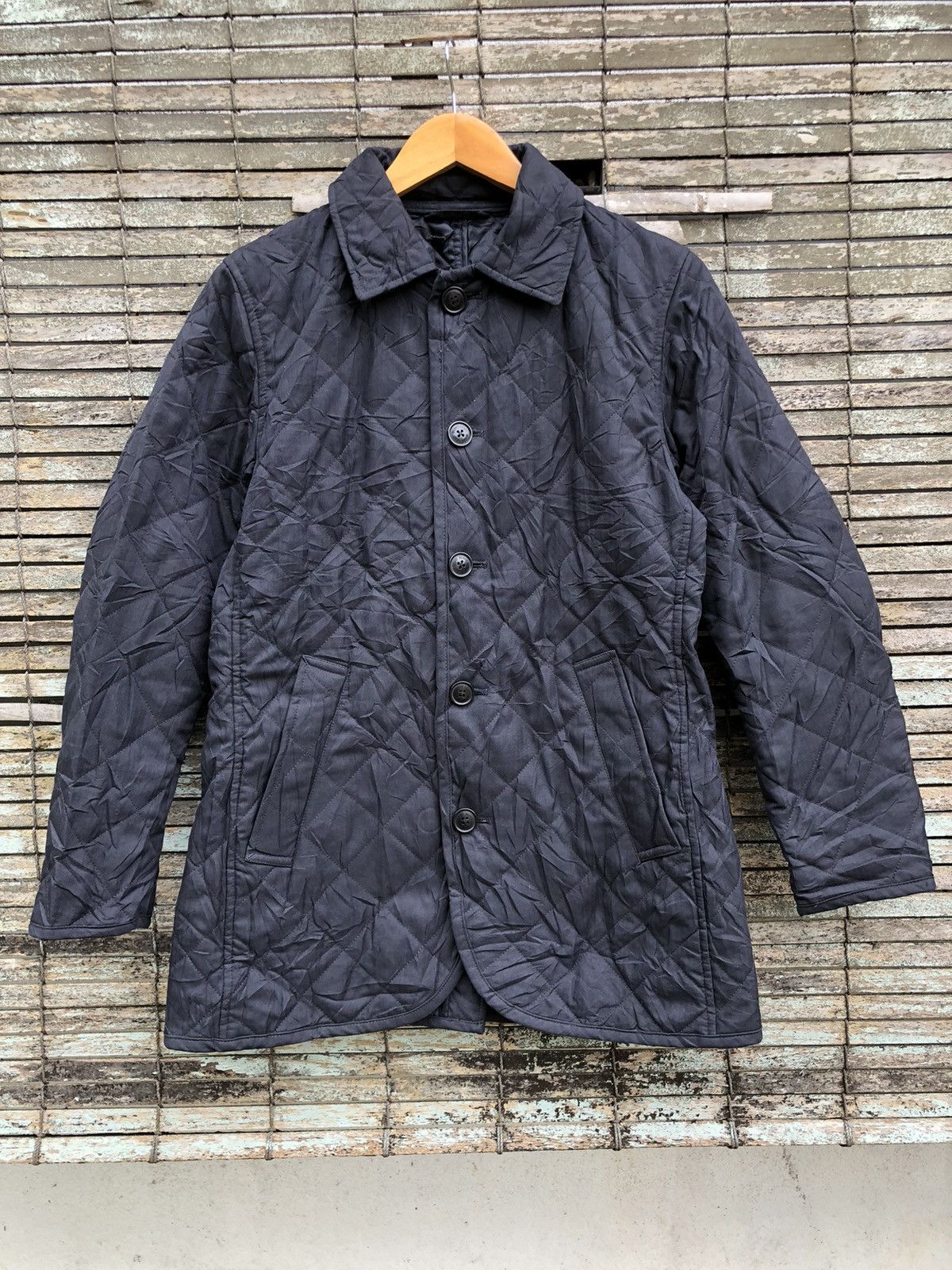 Vintage Beams Heart Diamond Quilted Thermoregulated Jacket