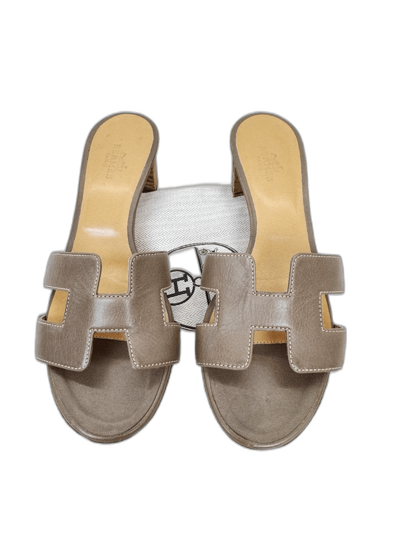 Hermes Hermes Chunky Heel Sandals Size 35 Size US 5 / IT 35 - 1 Thumbnail