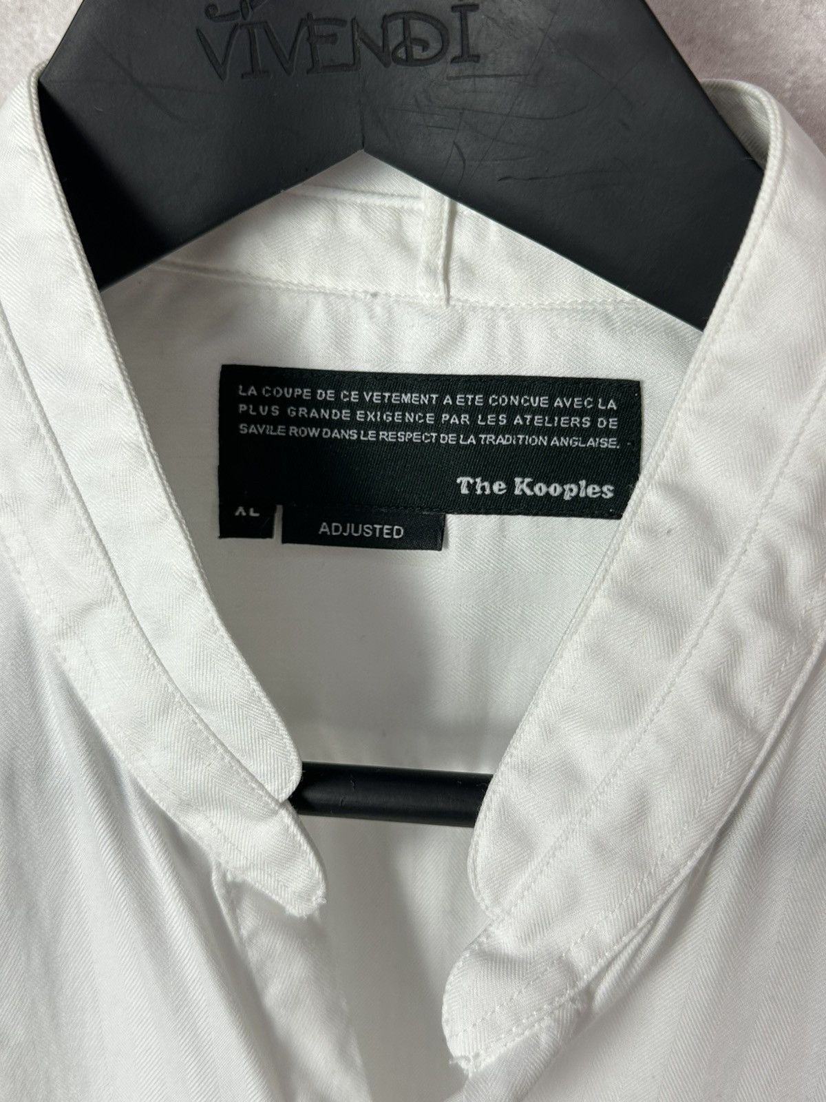 The Kooples The Kooples Adjusted White Cotton Long Sleeve Men’s Shirt Size US XL / EU 56 / 4 - 6 Thumbnail