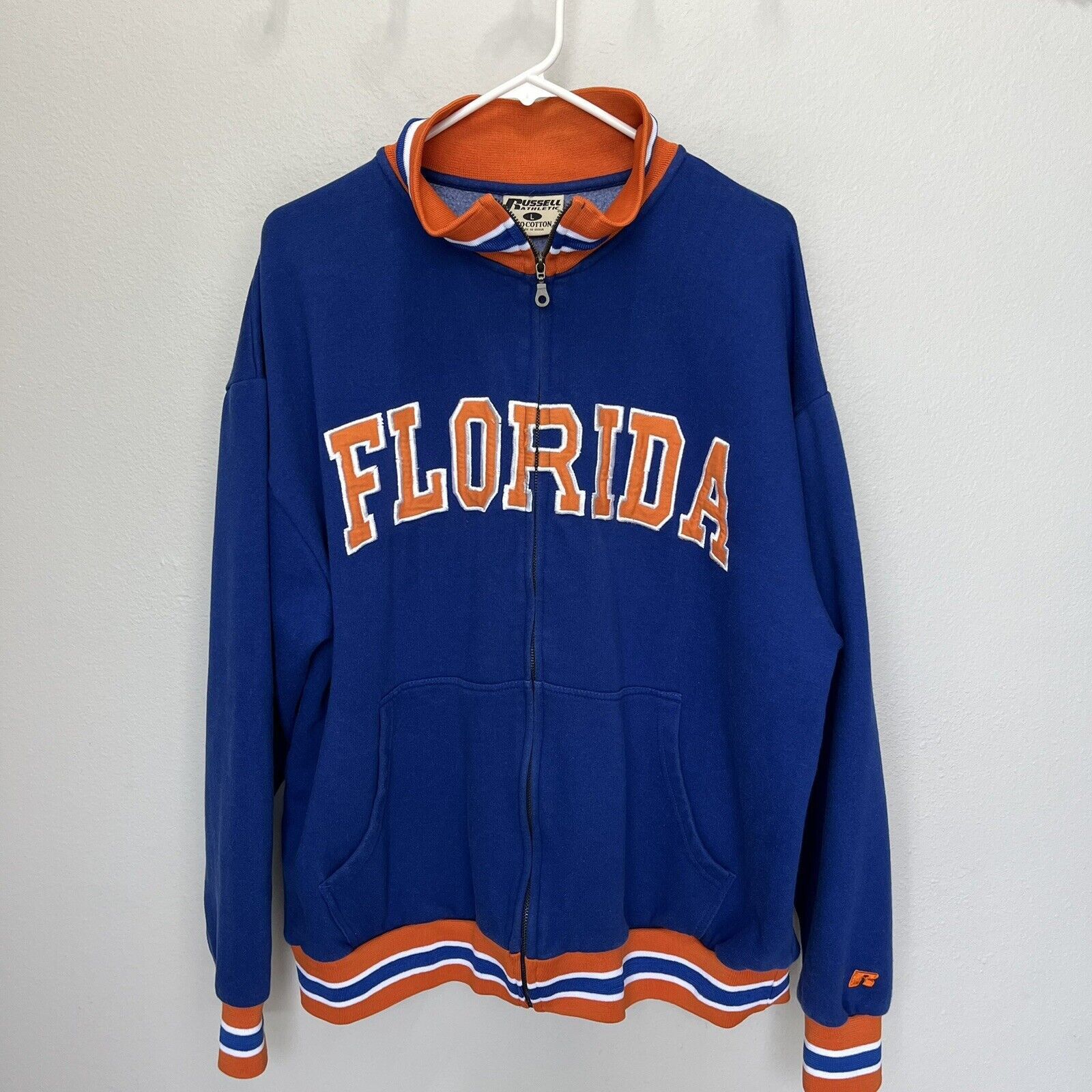 Russell Athletic Russell | Vintage Florida Gators Zip Up Varsity Sweatshirt Size US L / EU 52-54 / 3 - 2 Thumbnail