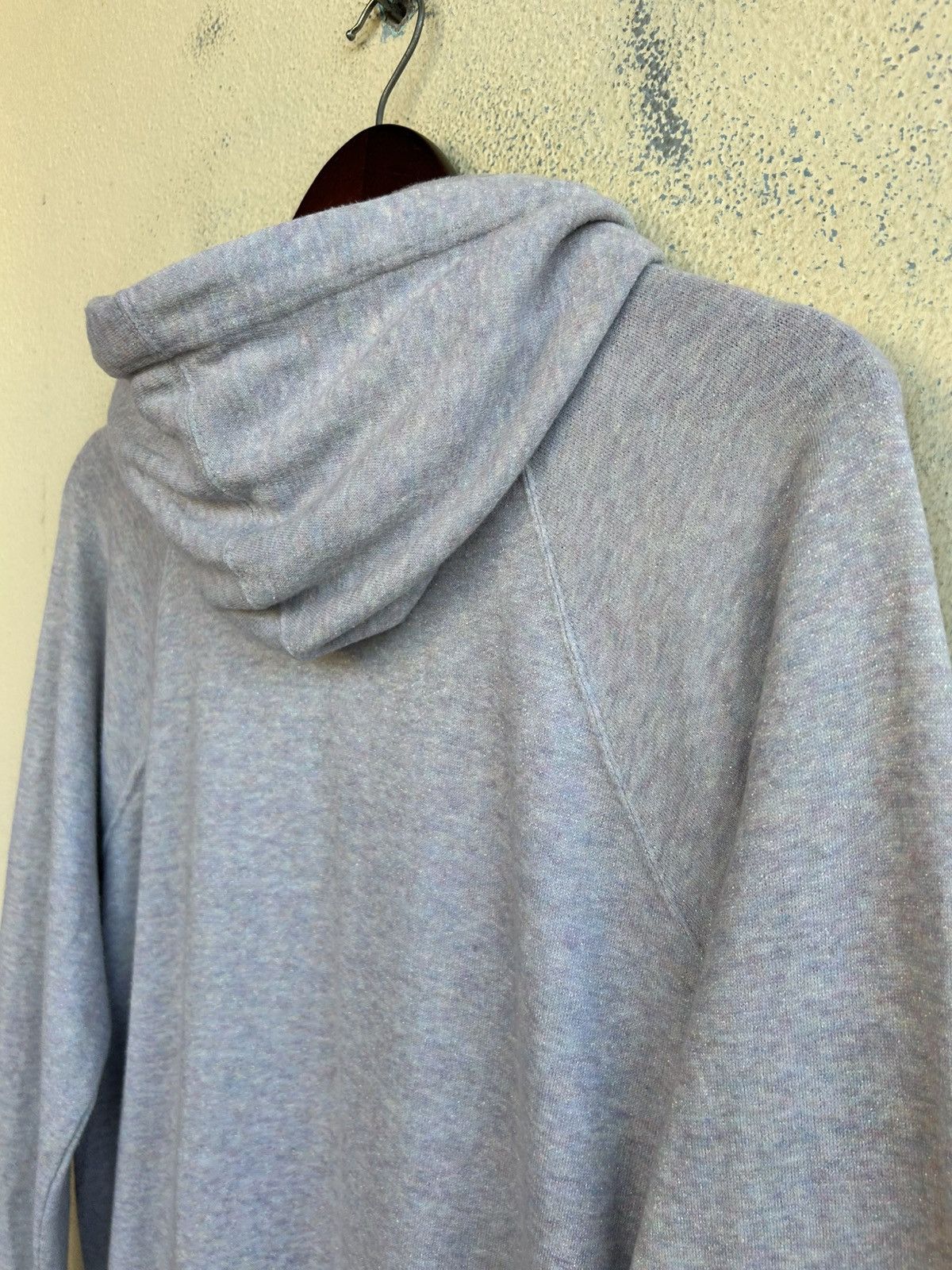 Tsumori Chisato Shimmery Hoodie With Mini Embroidered Skull Patch Size XS / US 0-2 / IT 36-38 - 8 Thumbnail