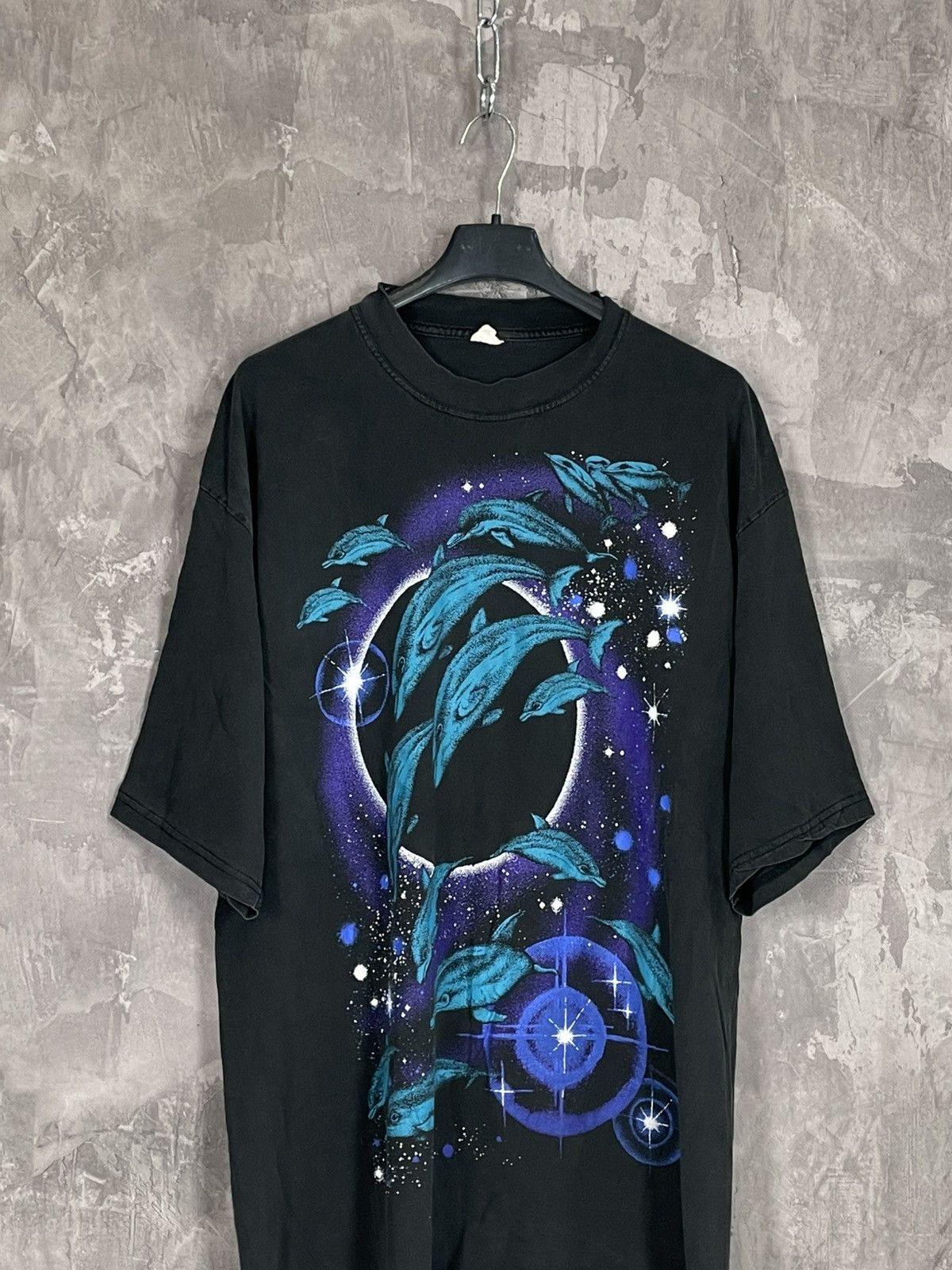 Fruit Of The Loom × Vintage Vintage 90s Made in USA St Barths Dolphins Graphics T-shirt Size US XL / EU 56 / 4 - 2 Thumbnail